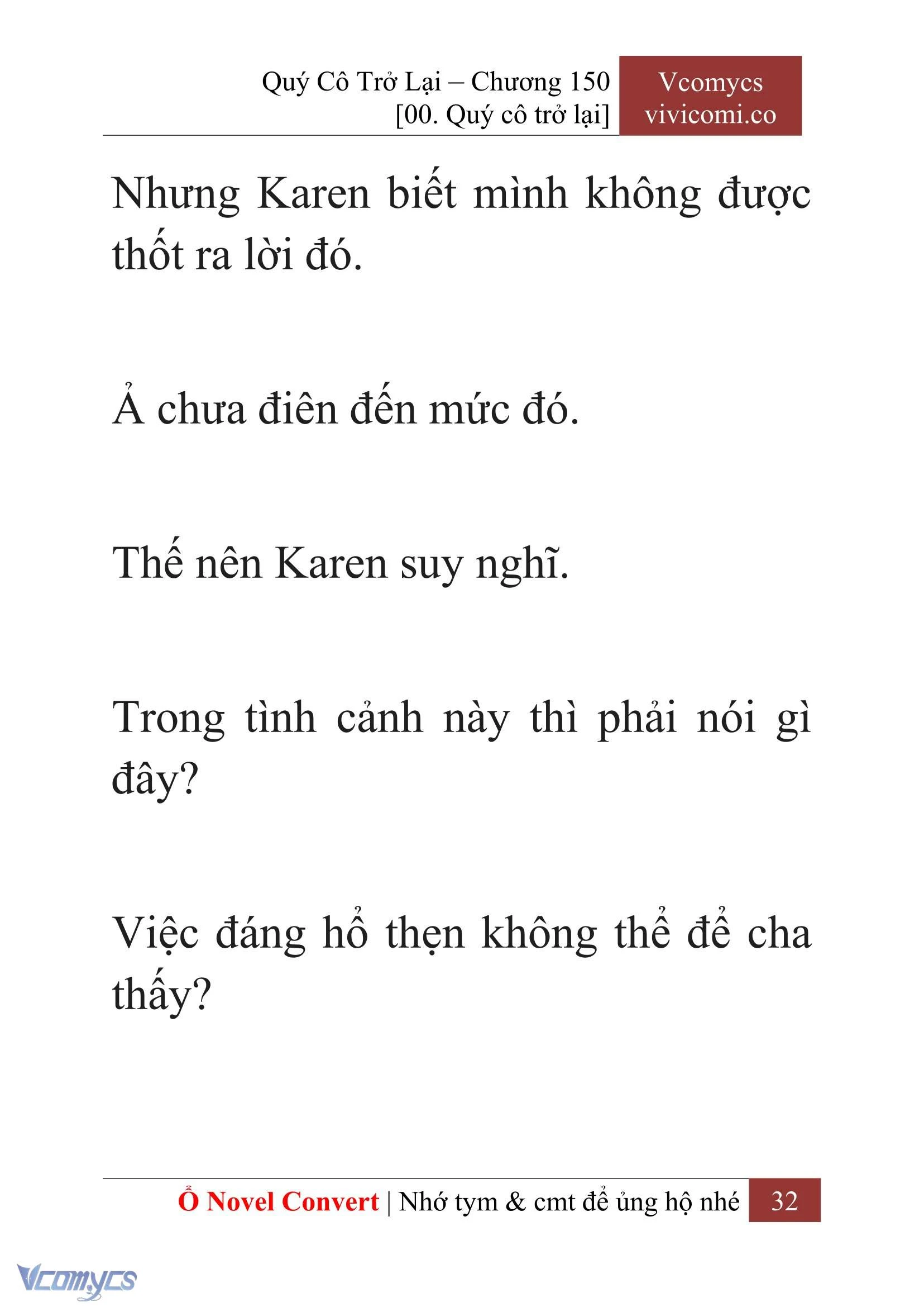 [Novel] Quý Cô Trở Lại Chapter 150 - Trang 35