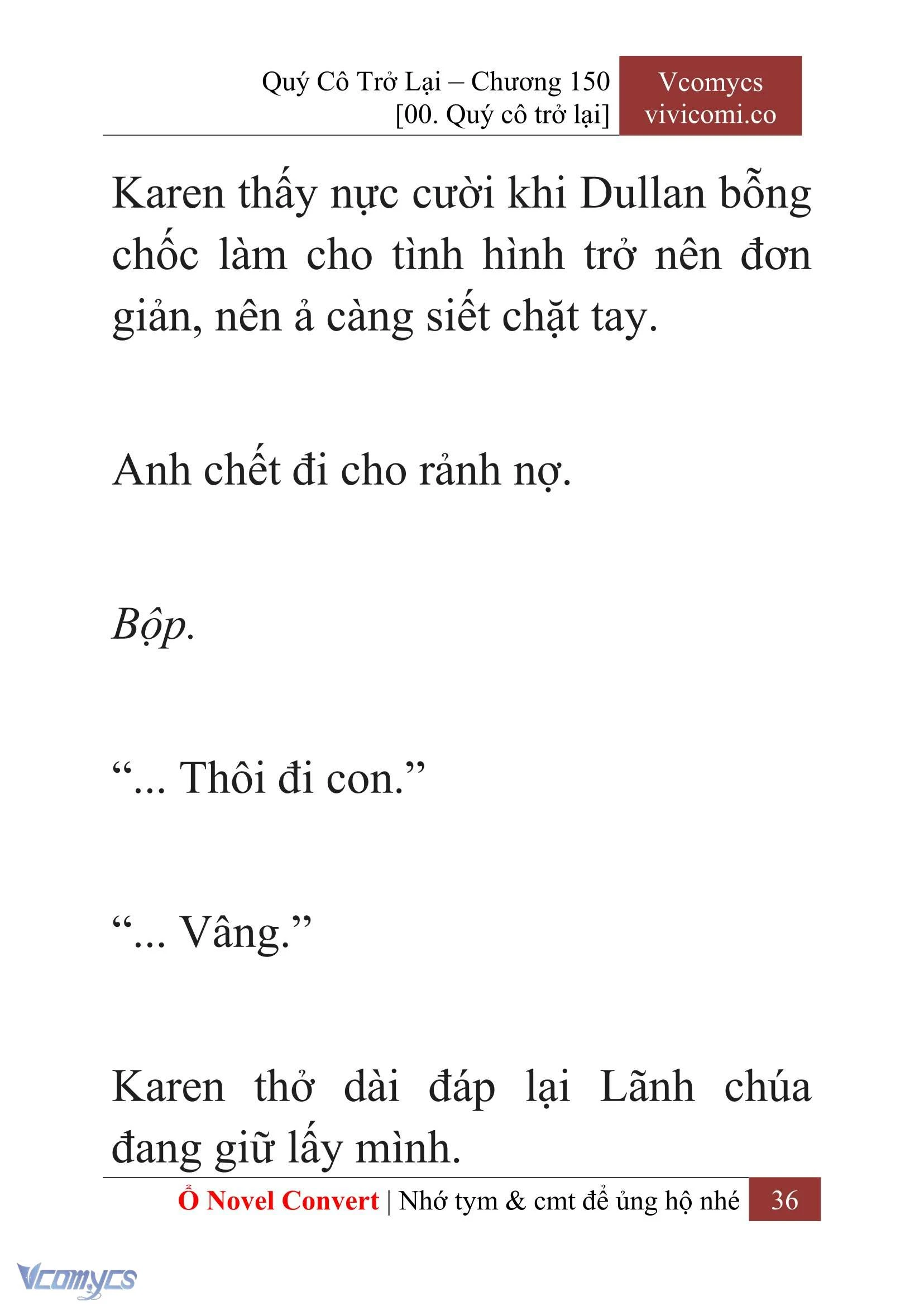 [Novel] Quý Cô Trở Lại Chapter 150 - Trang 39