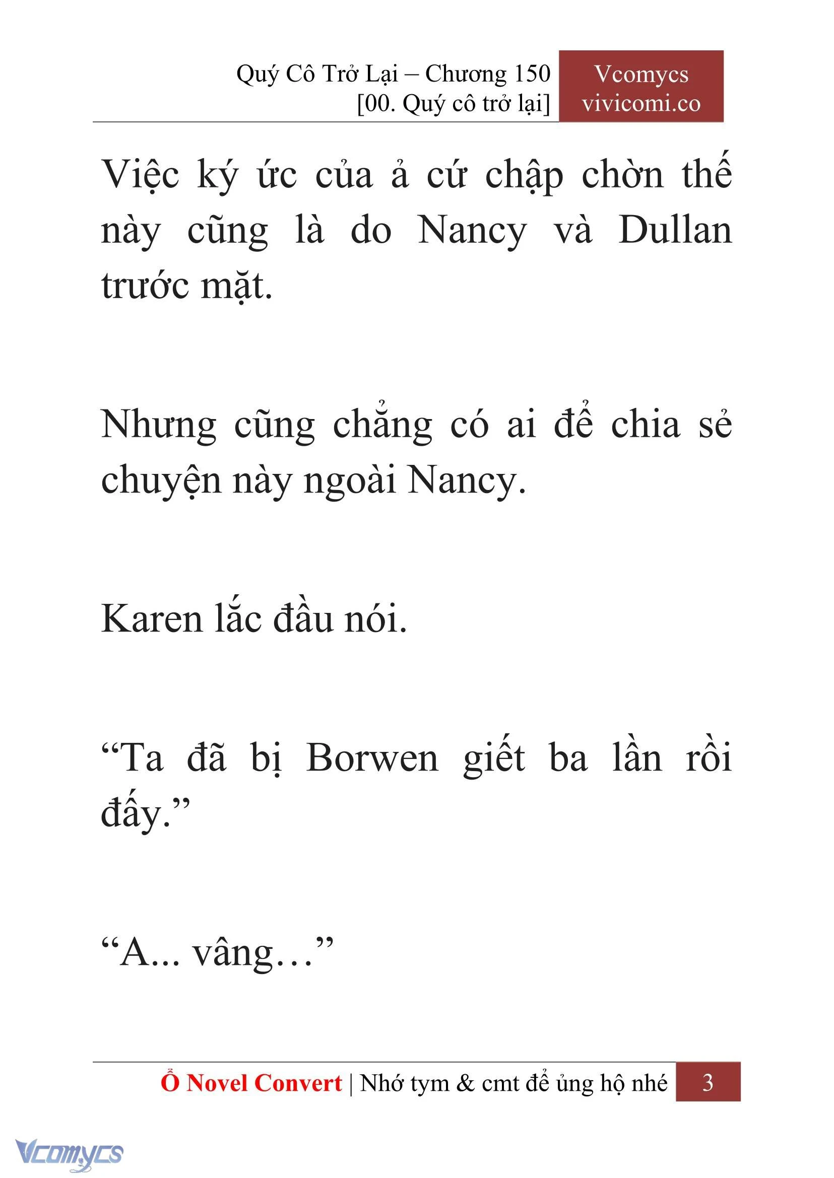 [Novel] Quý Cô Trở Lại Chapter 150 - Trang 6