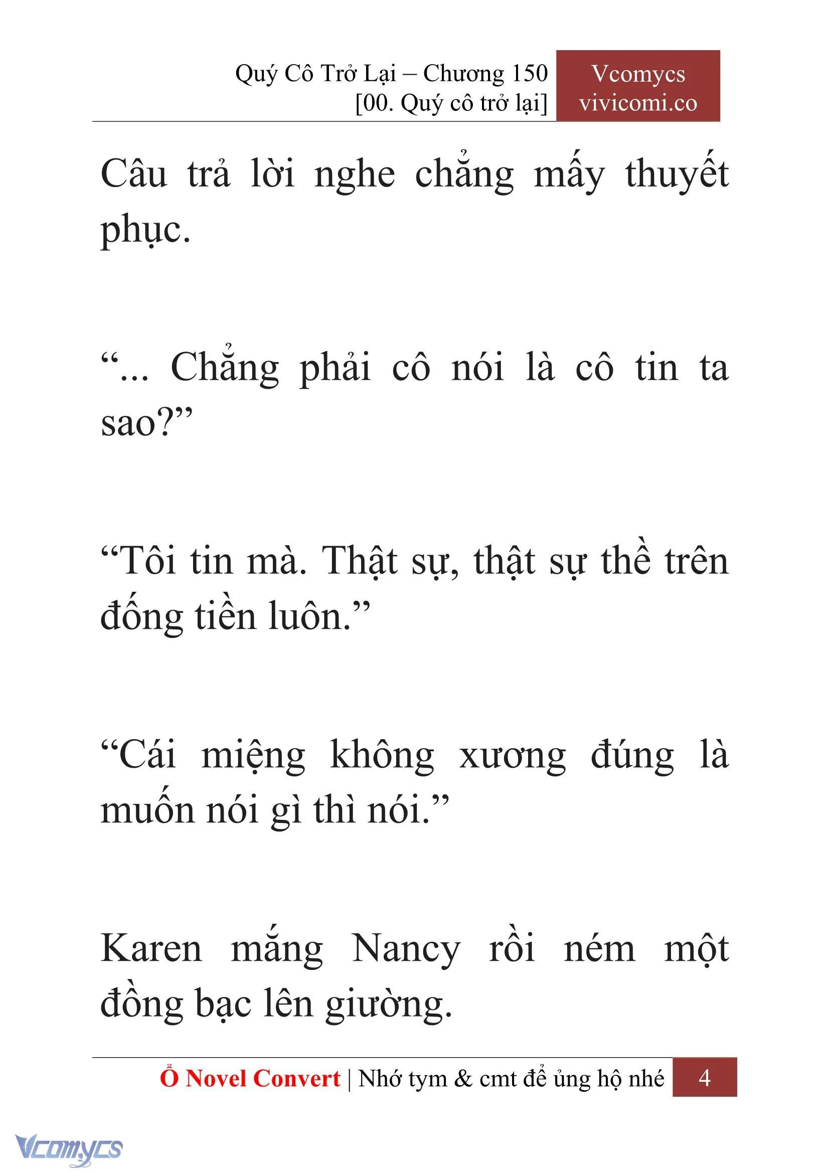 [Novel] Quý Cô Trở Lại Chapter 150 - Trang 7
