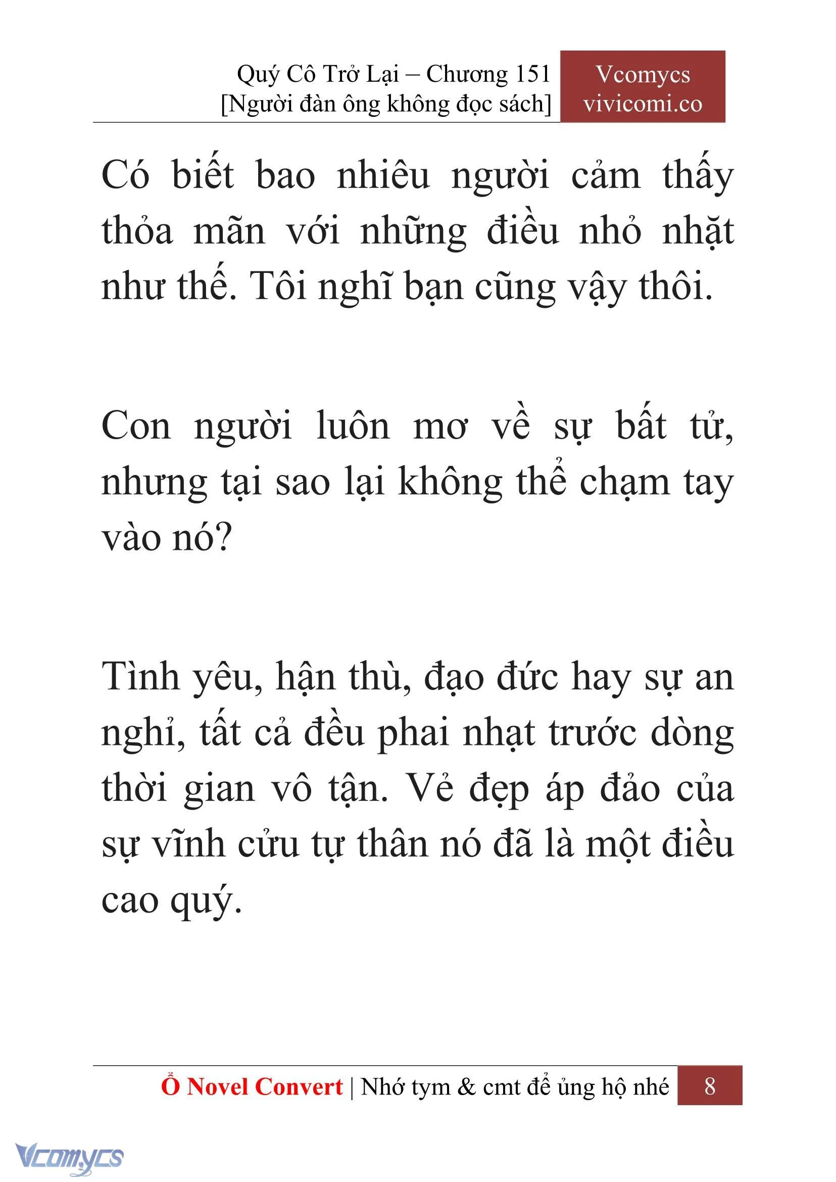[Novel] Quý Cô Trở Lại Chapter 151 - Trang 11