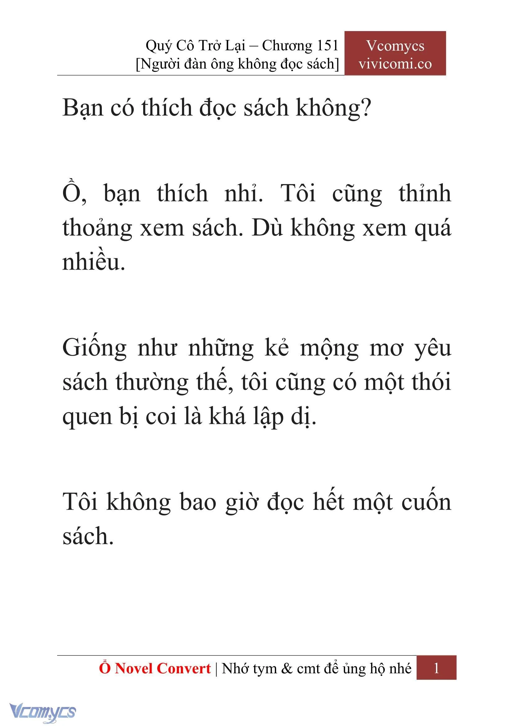 [Novel] Quý Cô Trở Lại Chapter 151 - Trang 4
