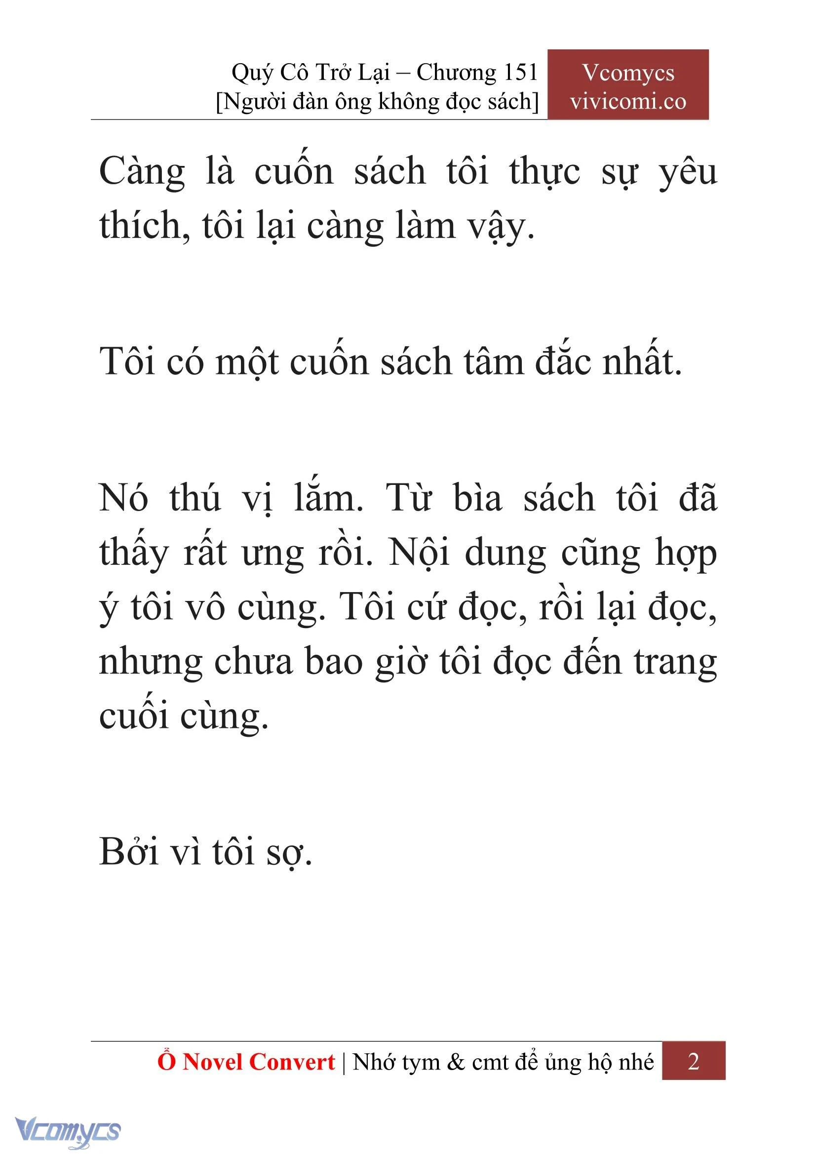 [Novel] Quý Cô Trở Lại Chapter 151 - Trang 5