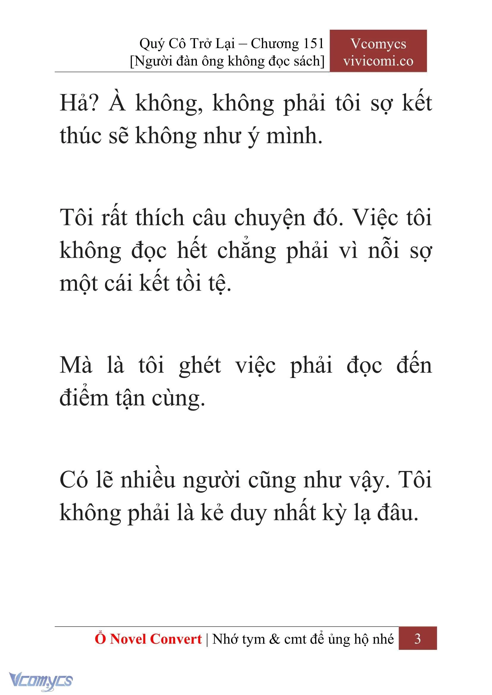 [Novel] Quý Cô Trở Lại Chapter 151 - Trang 6