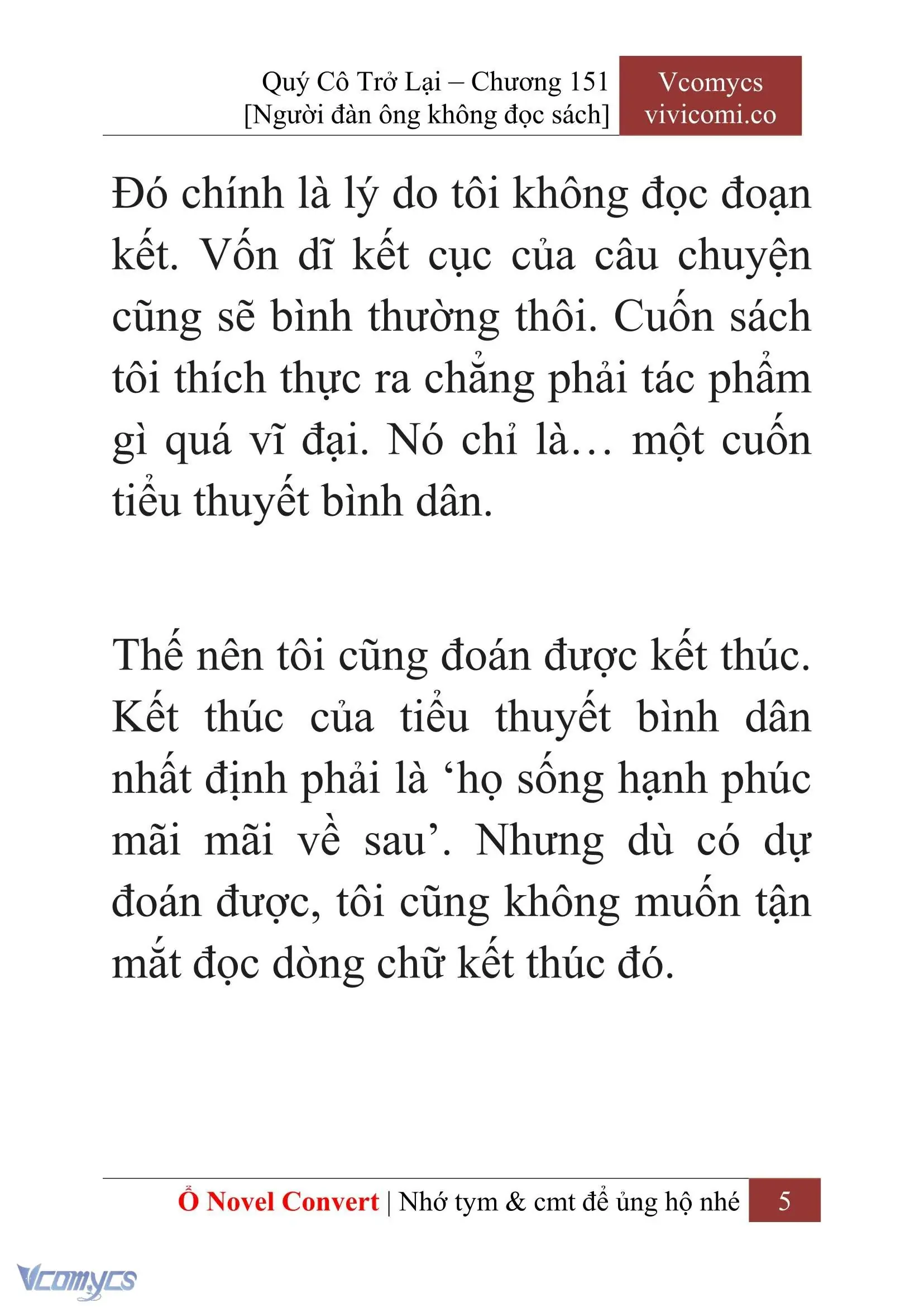 [Novel] Quý Cô Trở Lại Chapter 151 - Trang 8