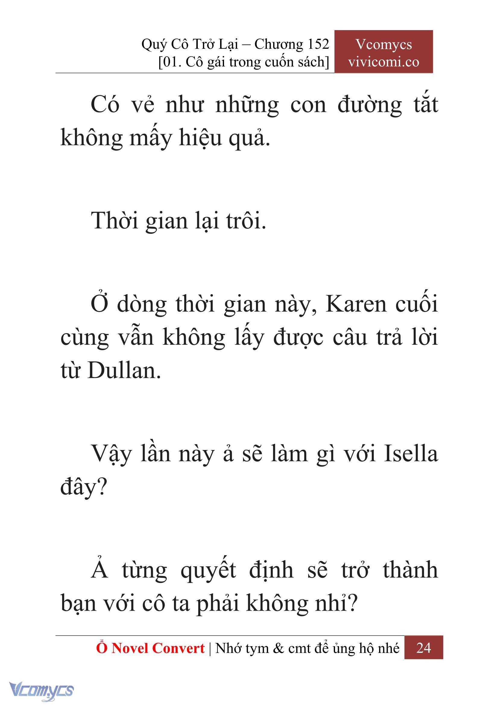 [Novel] Quý Cô Trở Lại Chapter 152 - Trang 27