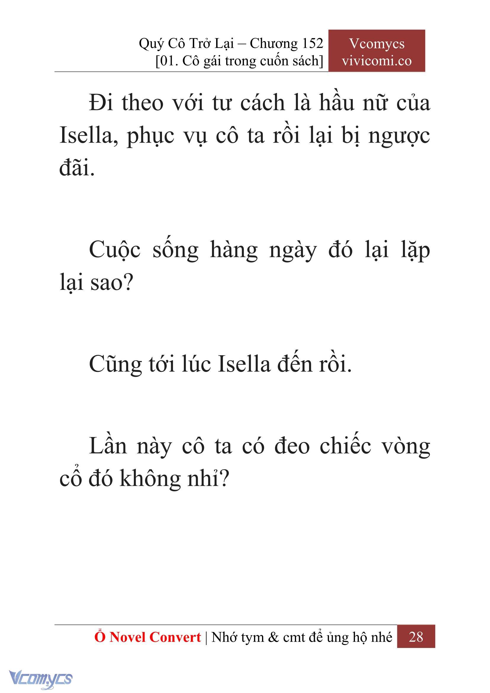 [Novel] Quý Cô Trở Lại Chapter 152 - Trang 31