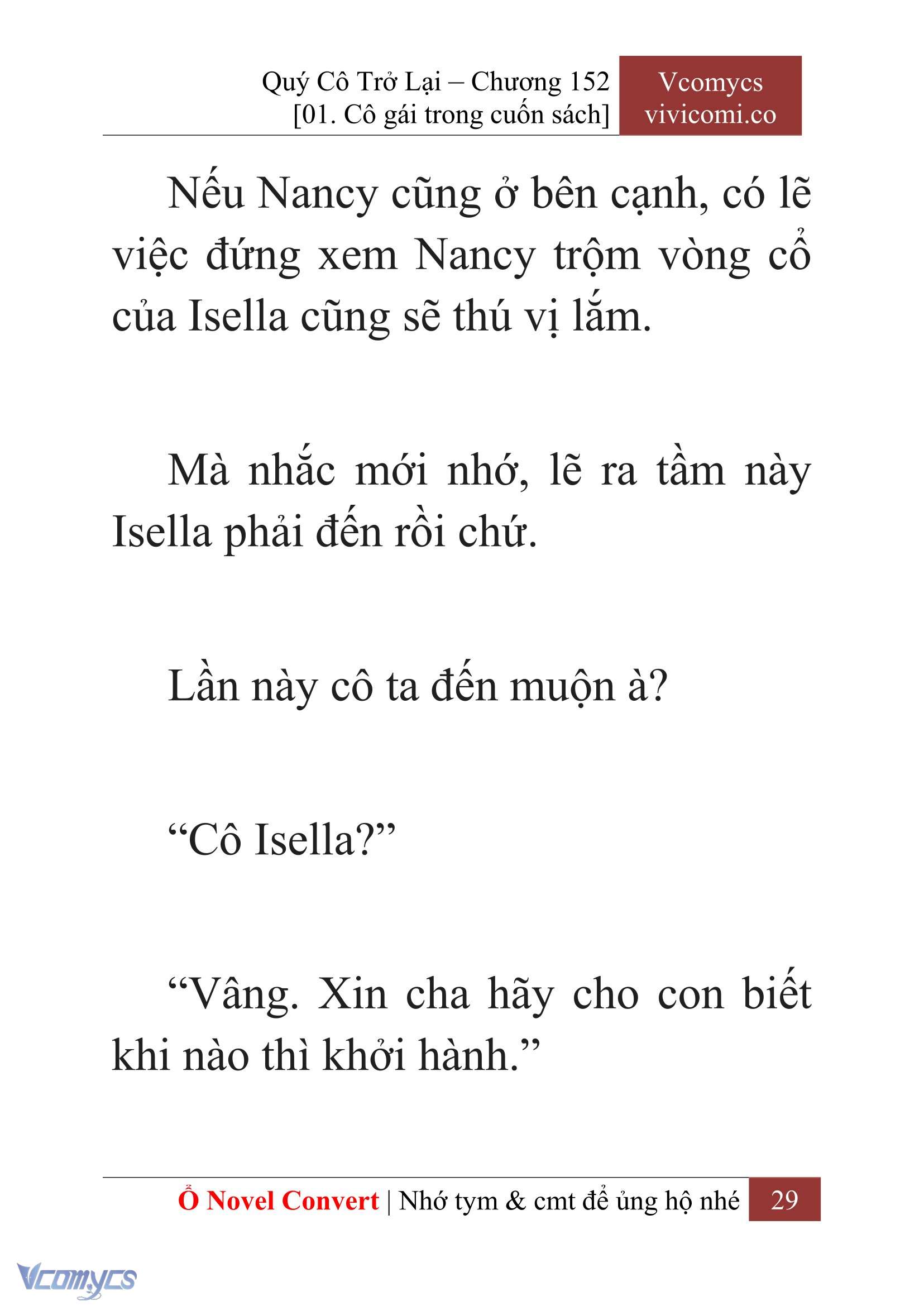 [Novel] Quý Cô Trở Lại Chapter 152 - Trang 32