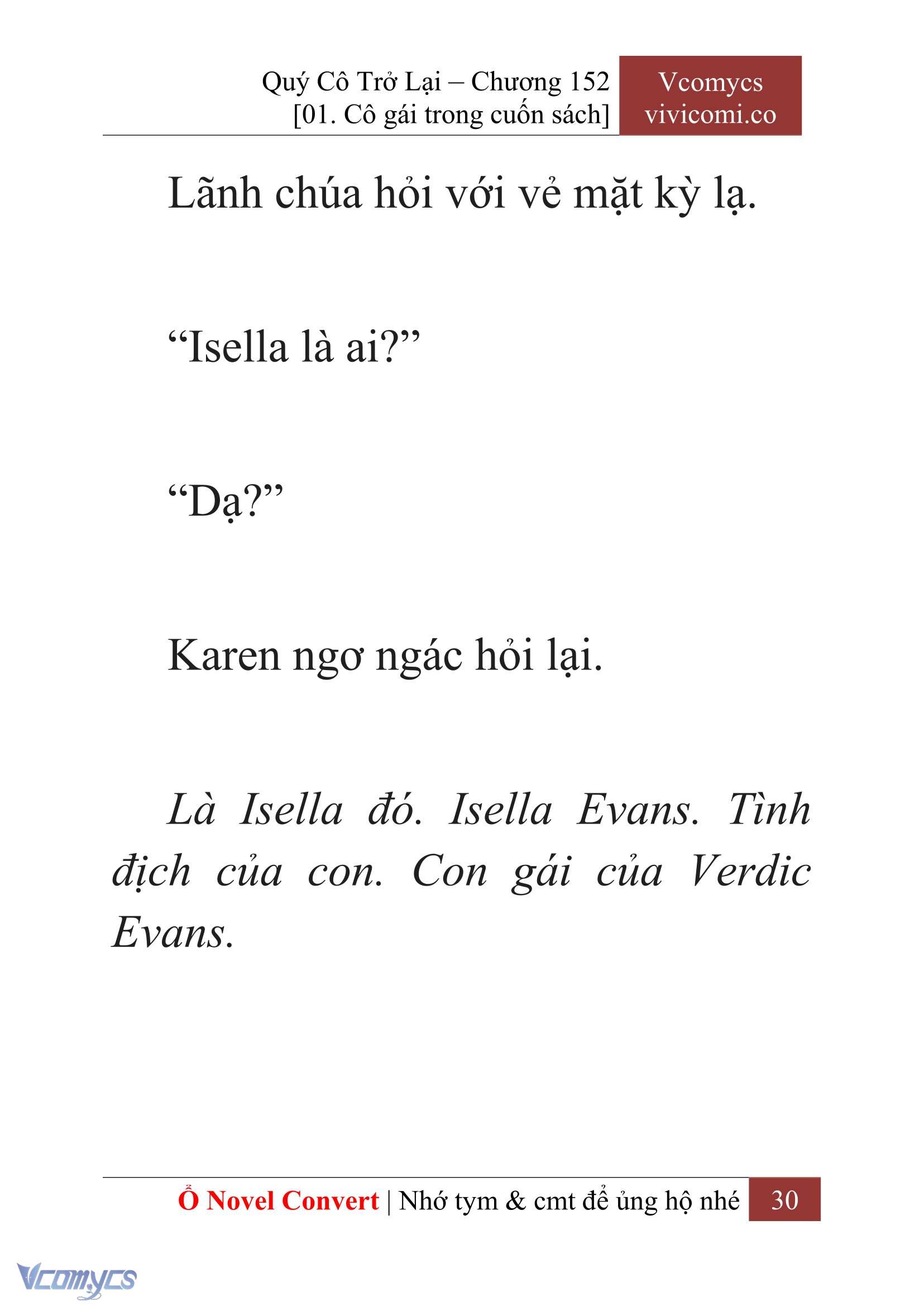 [Novel] Quý Cô Trở Lại Chapter 152 - Trang 33