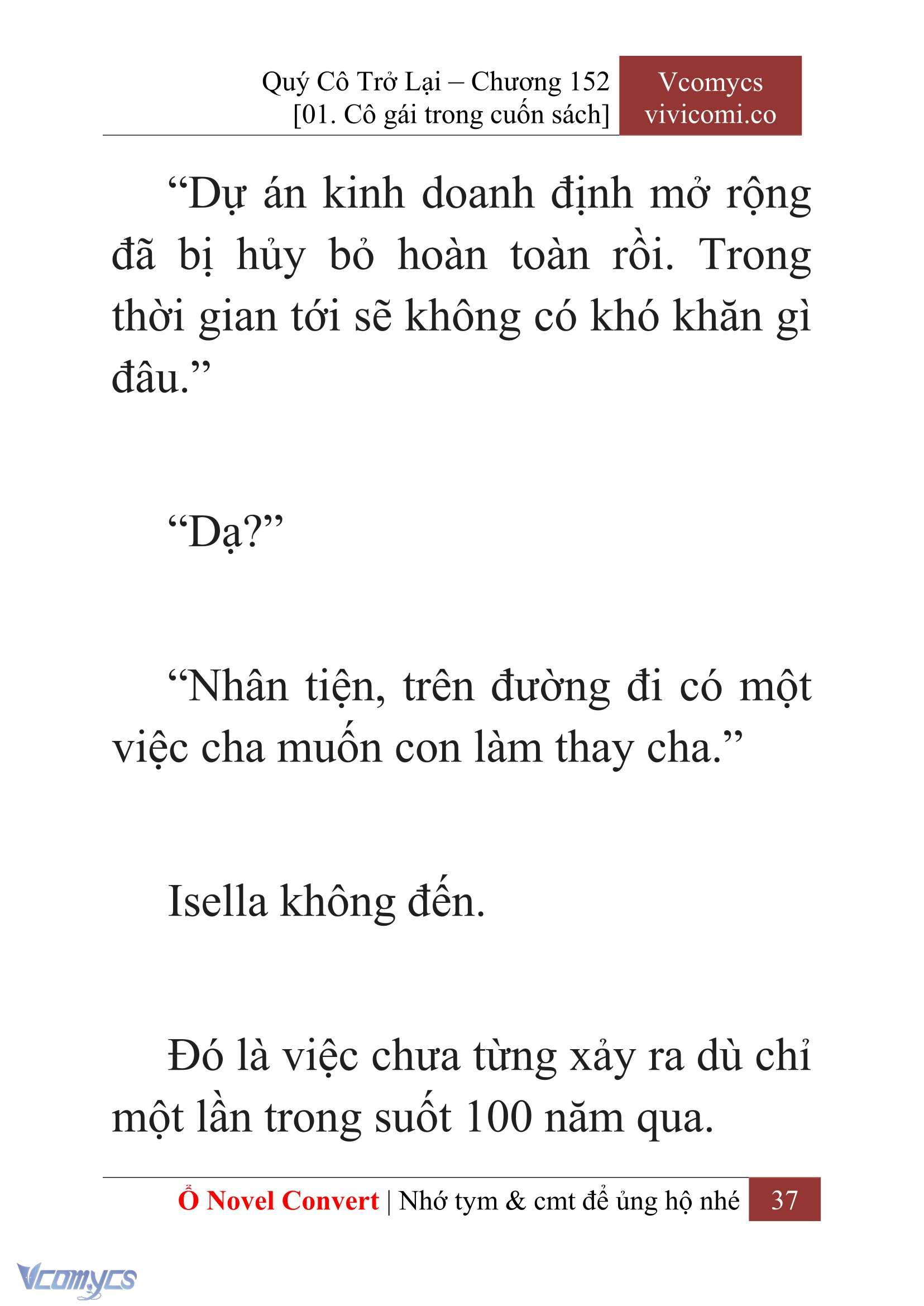 [Novel] Quý Cô Trở Lại Chapter 152 - Trang 40