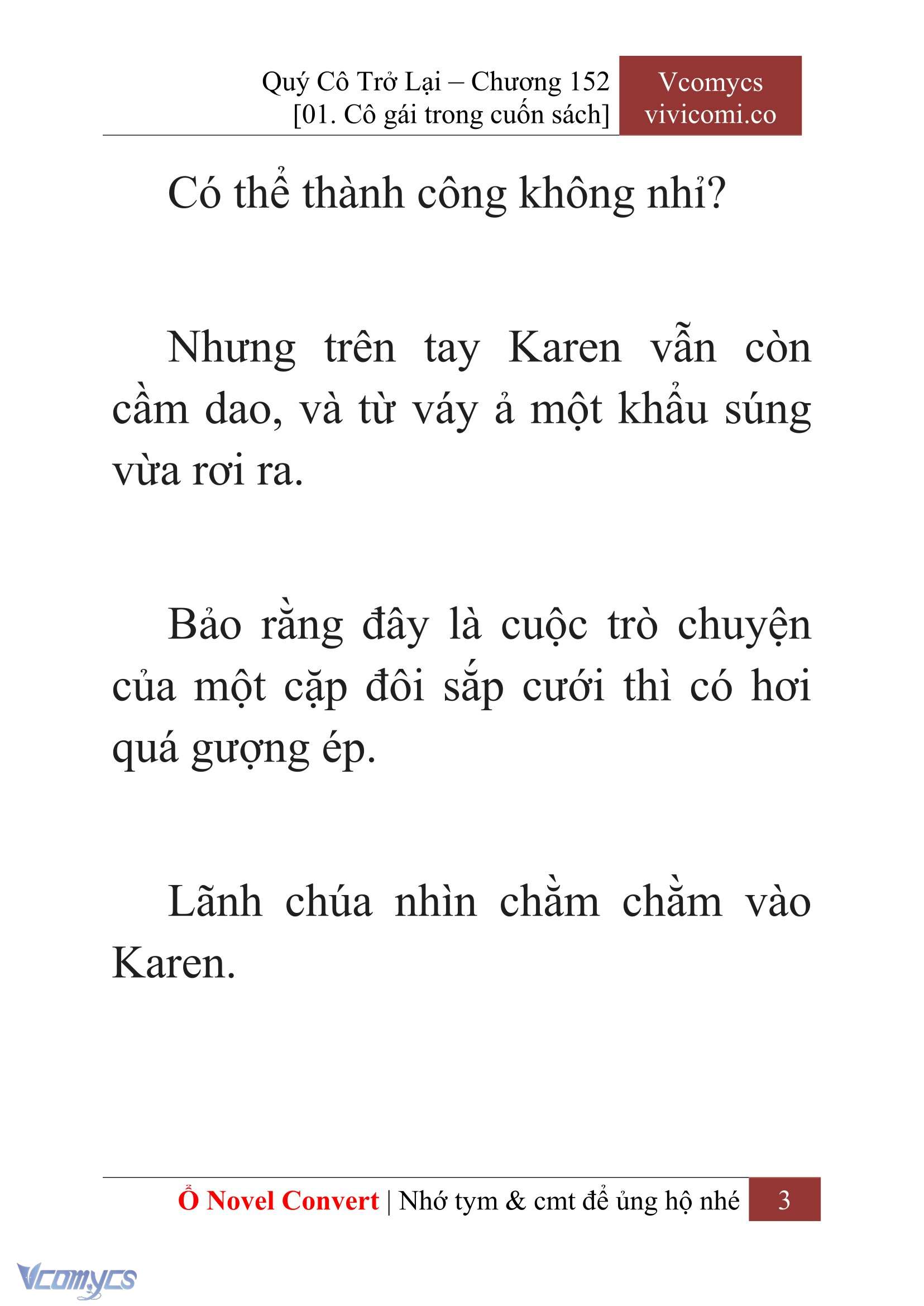 [Novel] Quý Cô Trở Lại Chapter 152 - Trang 6