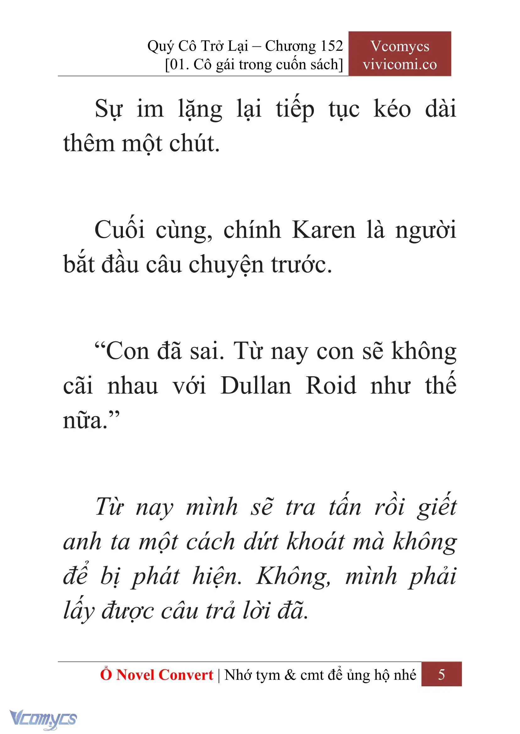 [Novel] Quý Cô Trở Lại Chapter 152 - Trang 8