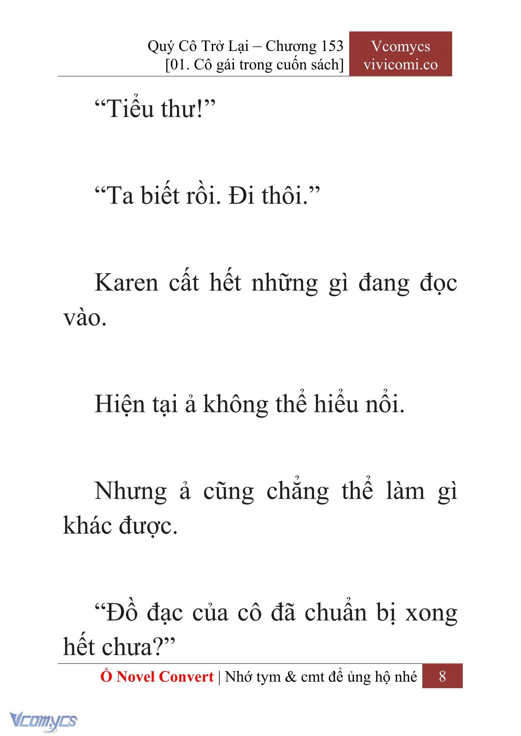 [Novel] Quý Cô Trở Lại Chapter 153 - Trang 11