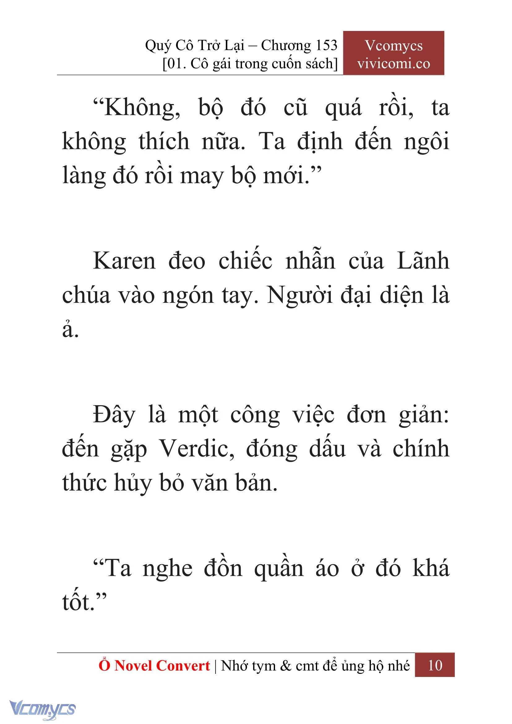 [Novel] Quý Cô Trở Lại Chapter 153 - Trang 13