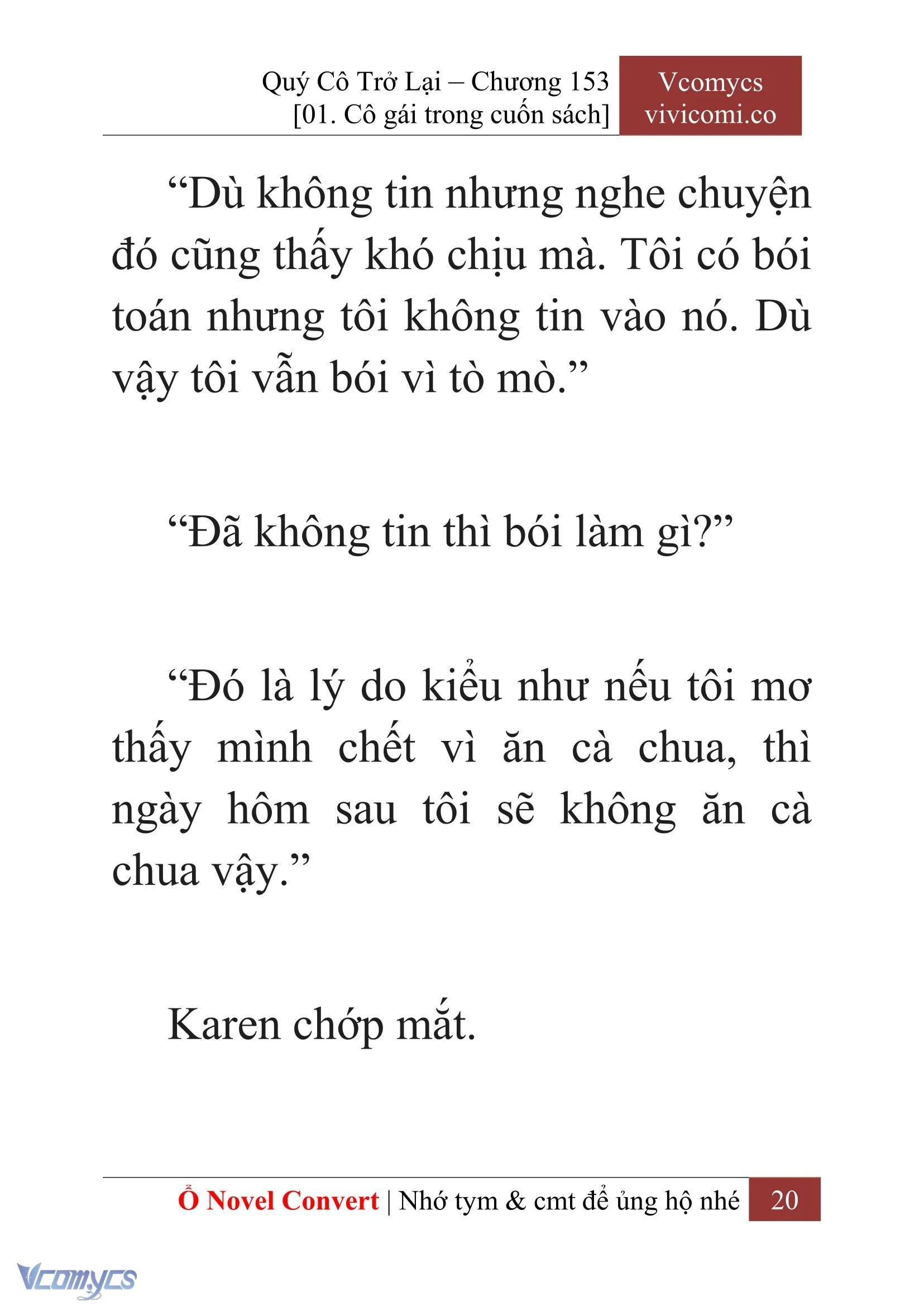 [Novel] Quý Cô Trở Lại Chapter 153 - Trang 23