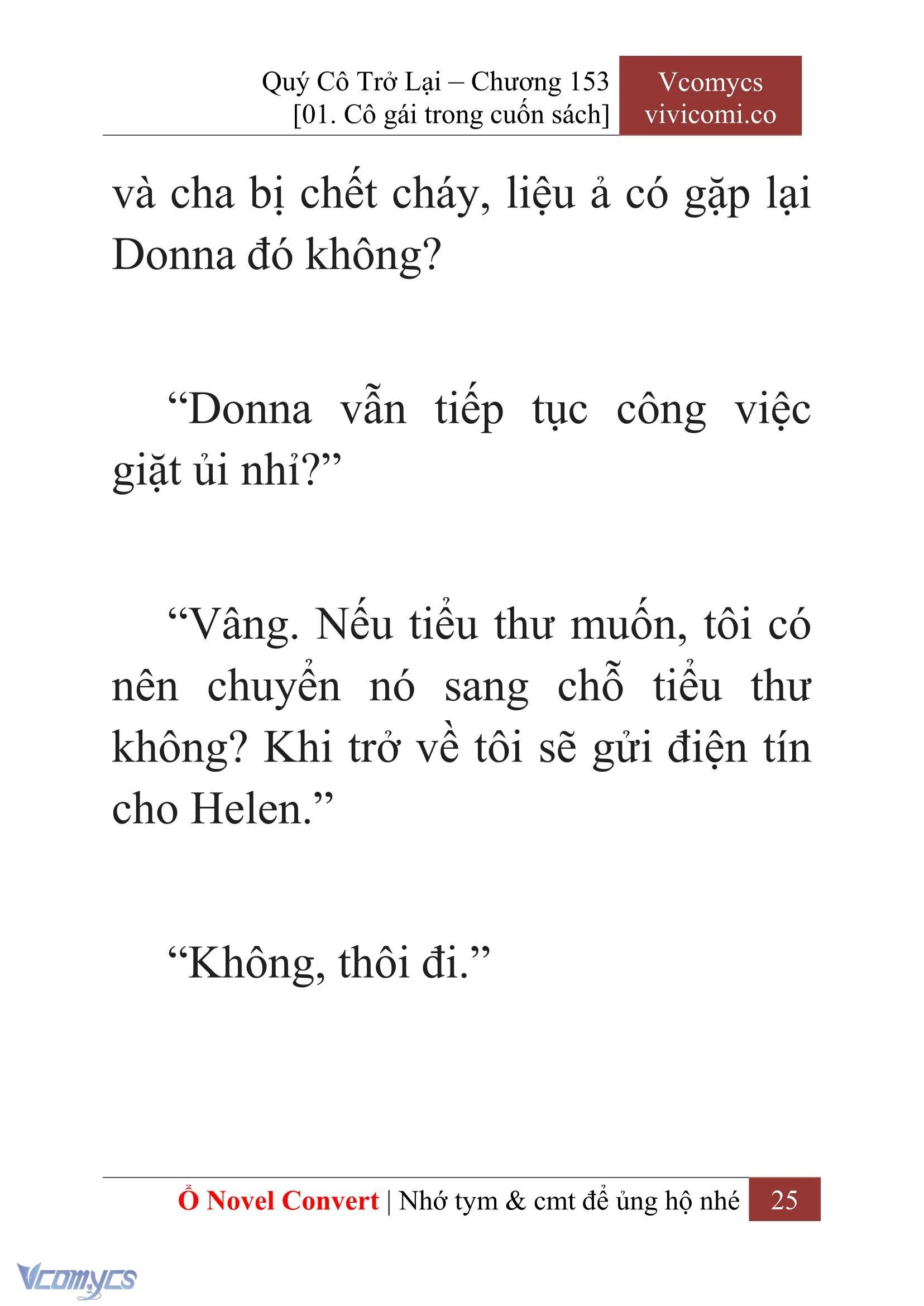 [Novel] Quý Cô Trở Lại Chapter 153 - Trang 28
