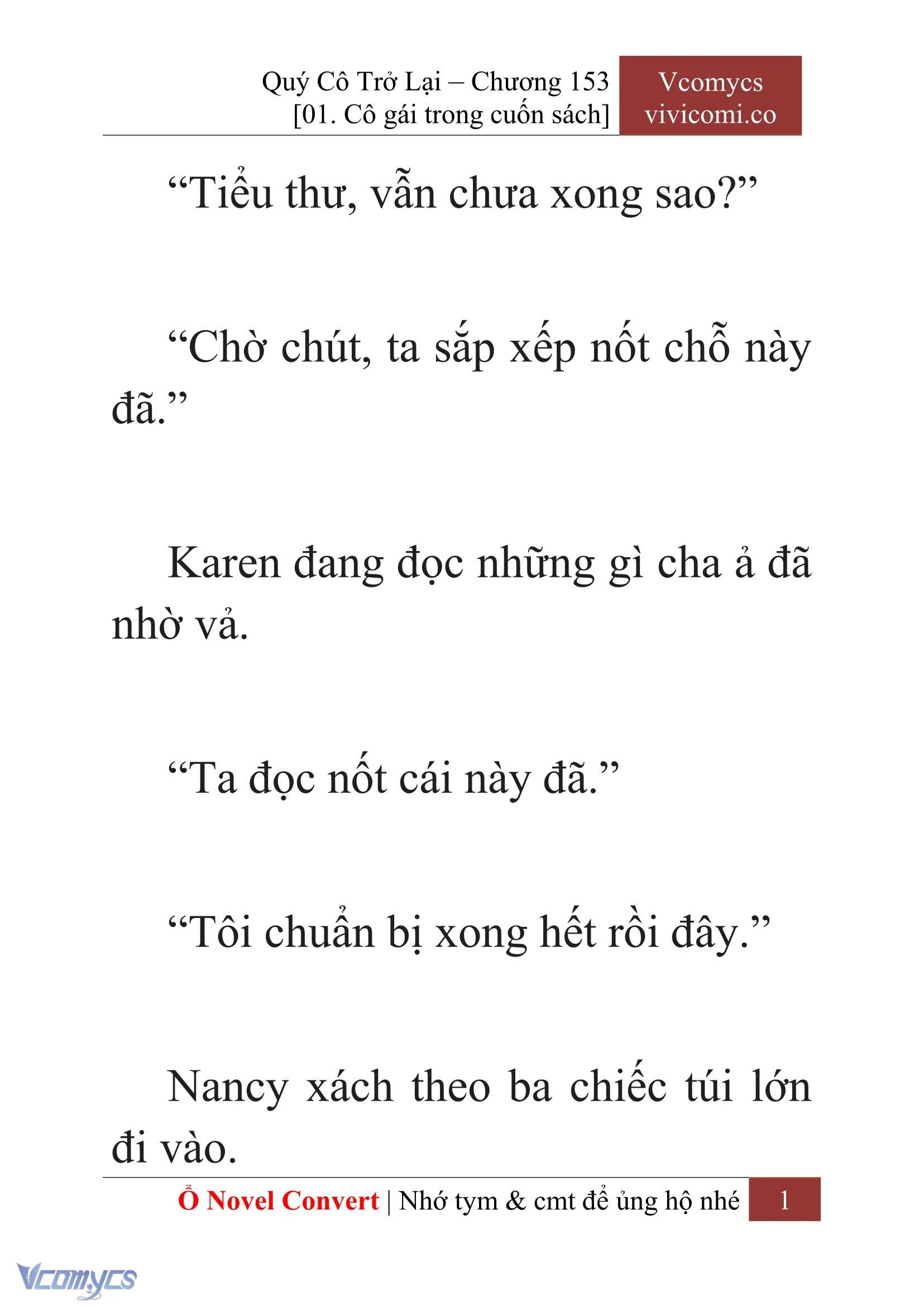[Novel] Quý Cô Trở Lại Chapter 153 - Trang 4