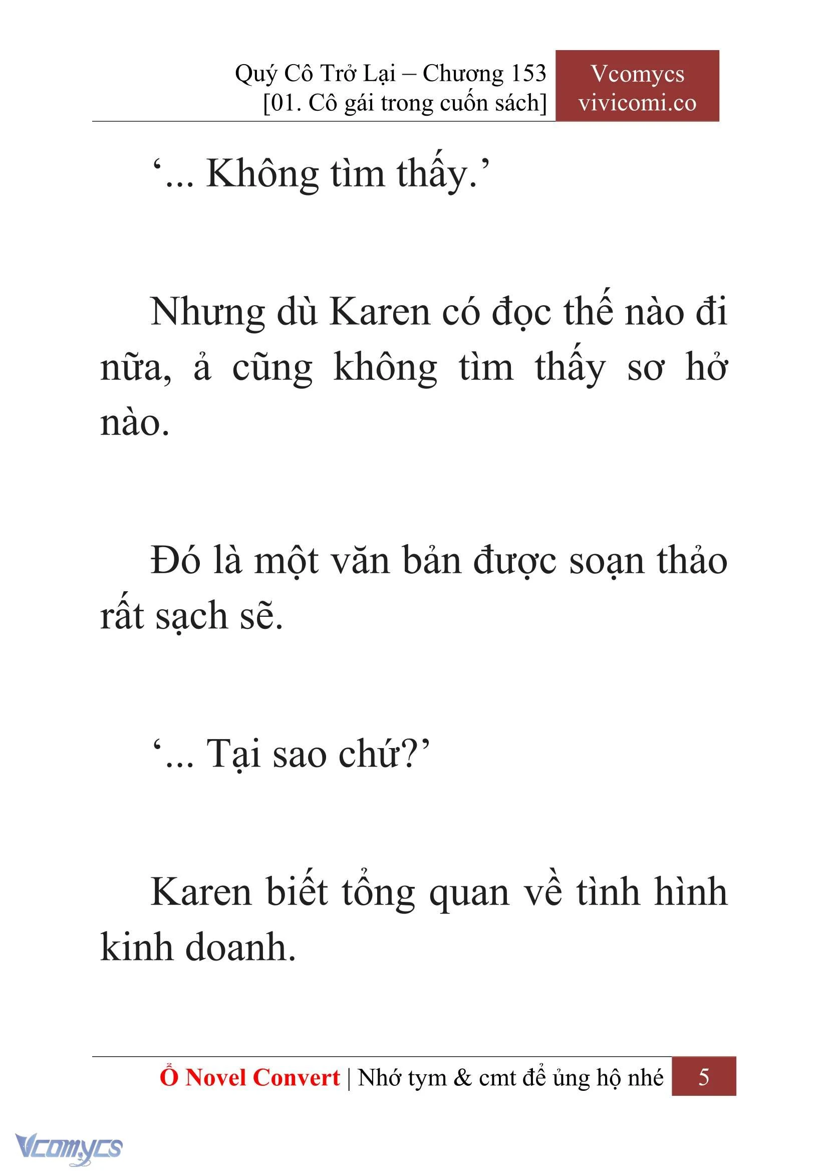 [Novel] Quý Cô Trở Lại Chapter 153 - Trang 8