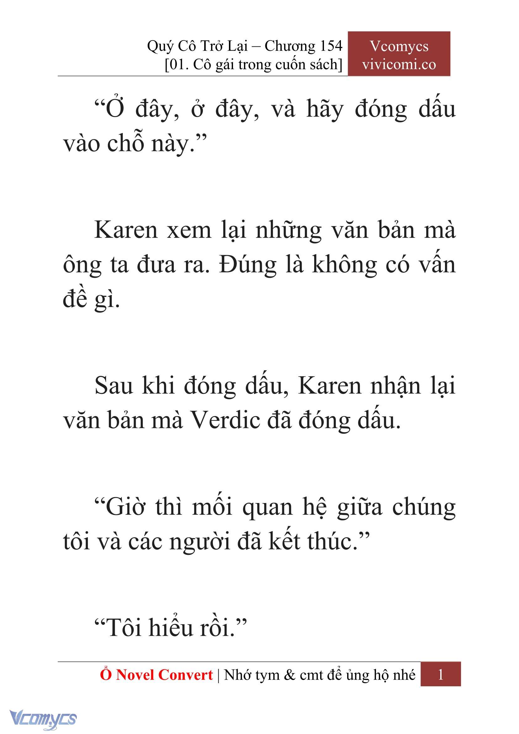 [Novel] Quý Cô Trở Lại Chapter 154 - Trang 4
