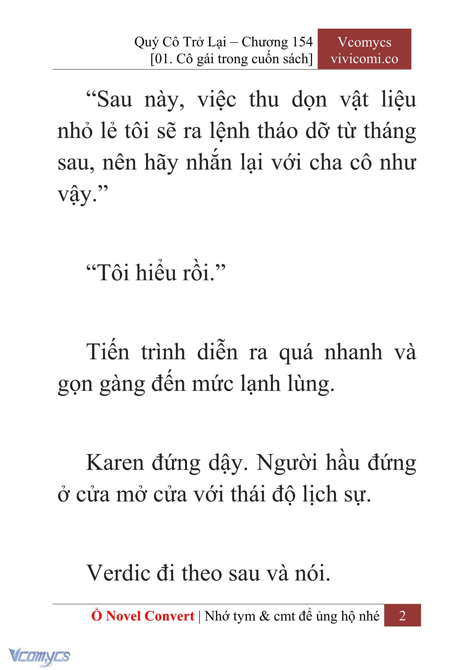 [Novel] Quý Cô Trở Lại Chapter 154 - Trang 5