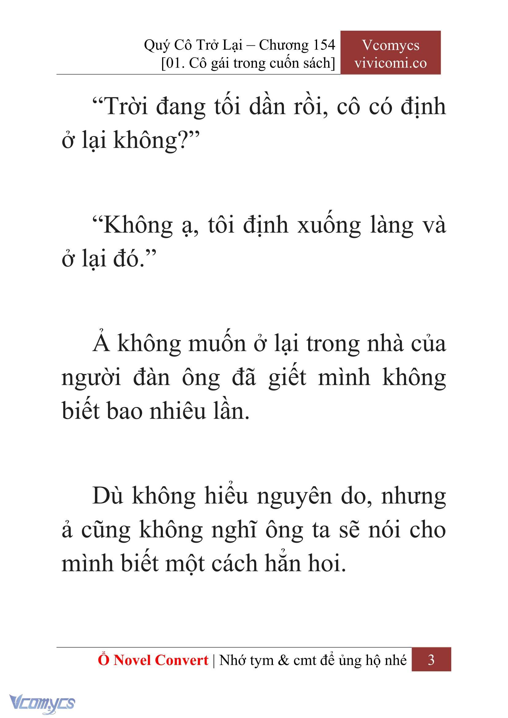 [Novel] Quý Cô Trở Lại Chapter 154 - Trang 6