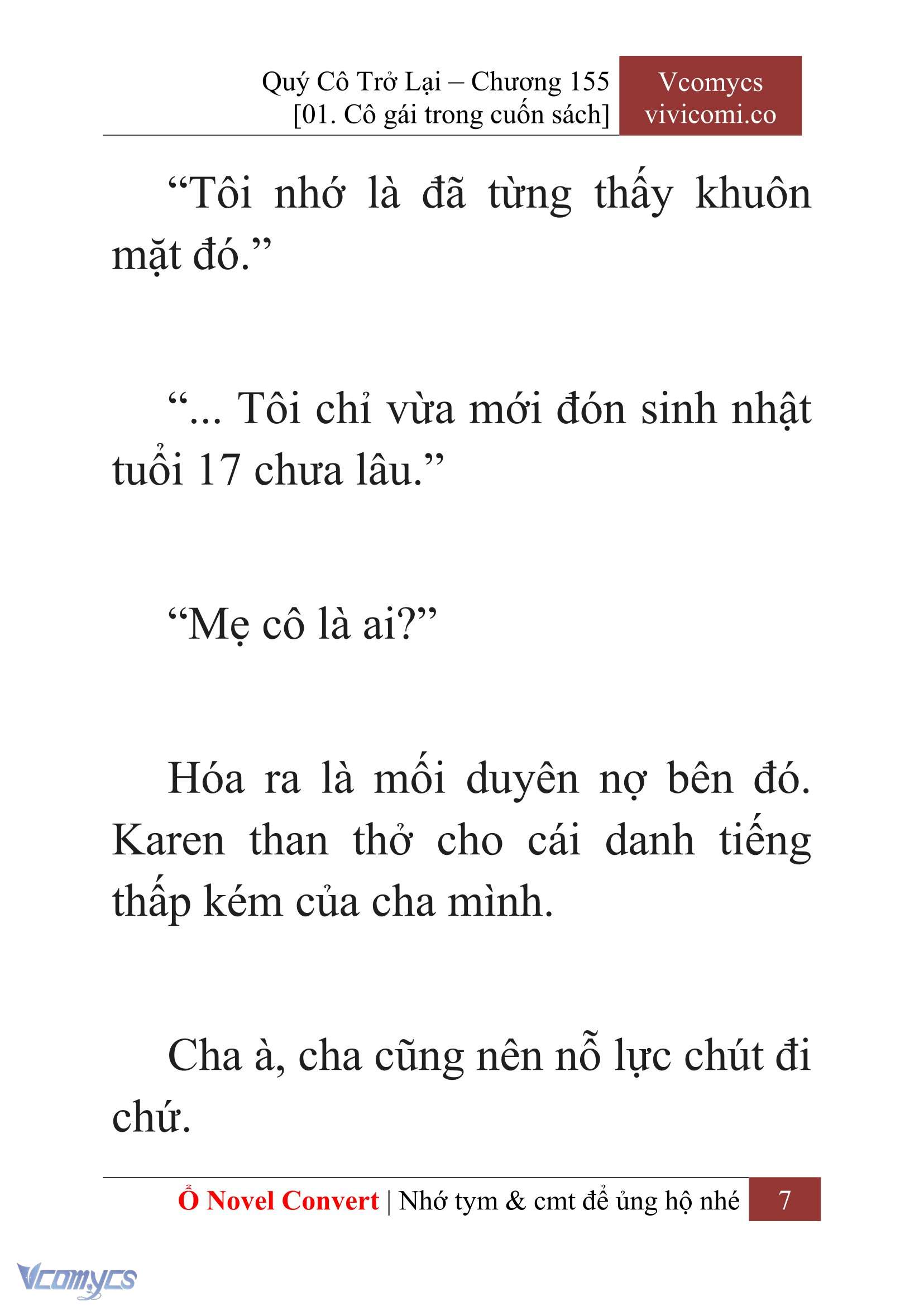 [Novel] Quý Cô Trở Lại Chapter 155 - Trang 10