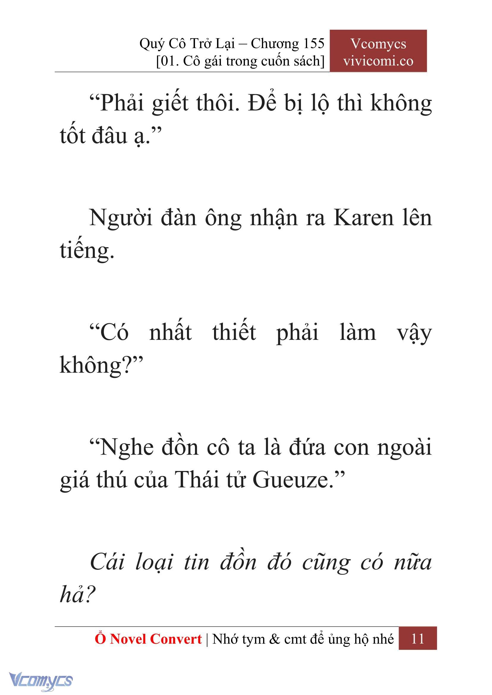 [Novel] Quý Cô Trở Lại Chapter 155 - Trang 14