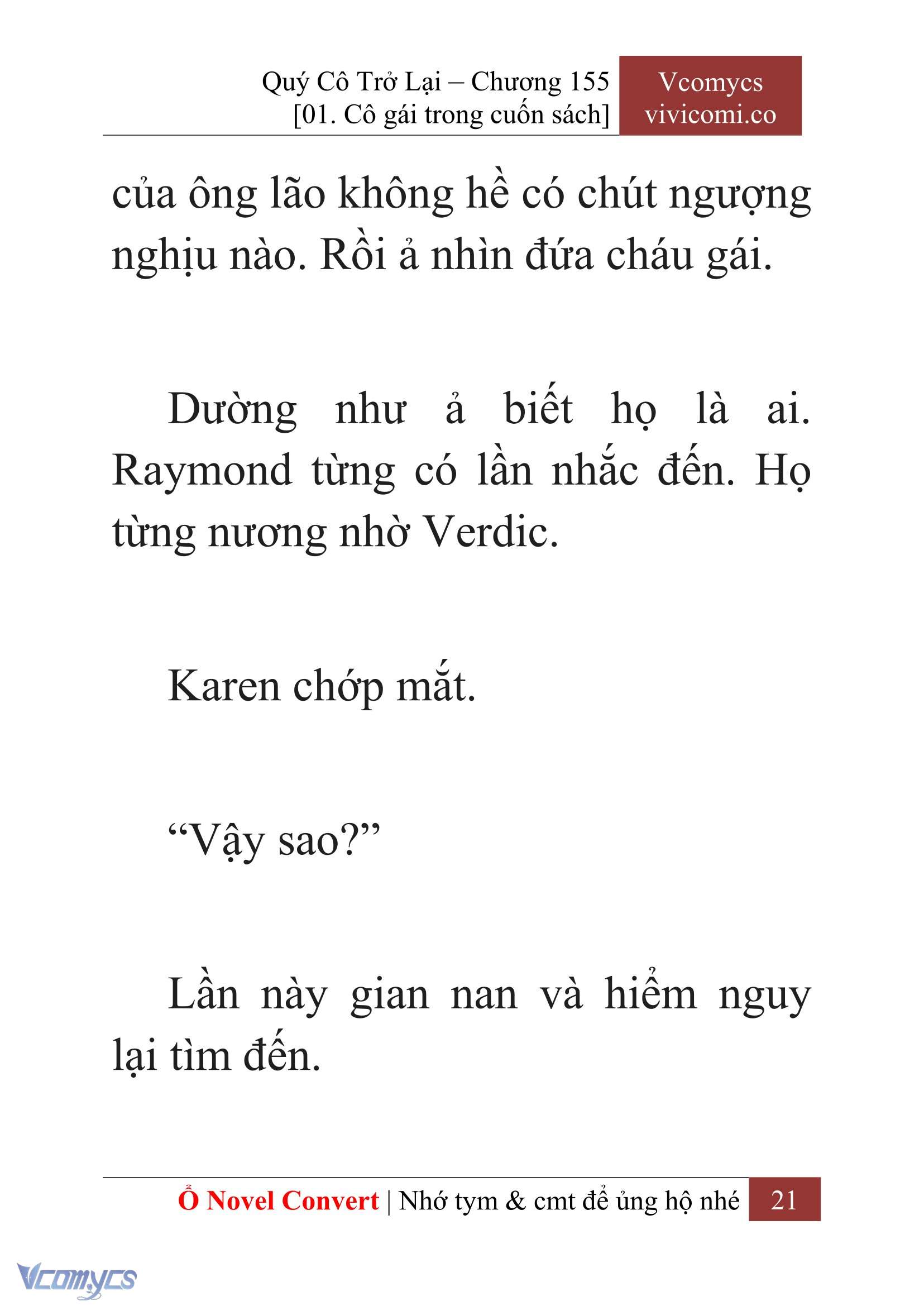 [Novel] Quý Cô Trở Lại Chapter 155 - Trang 24