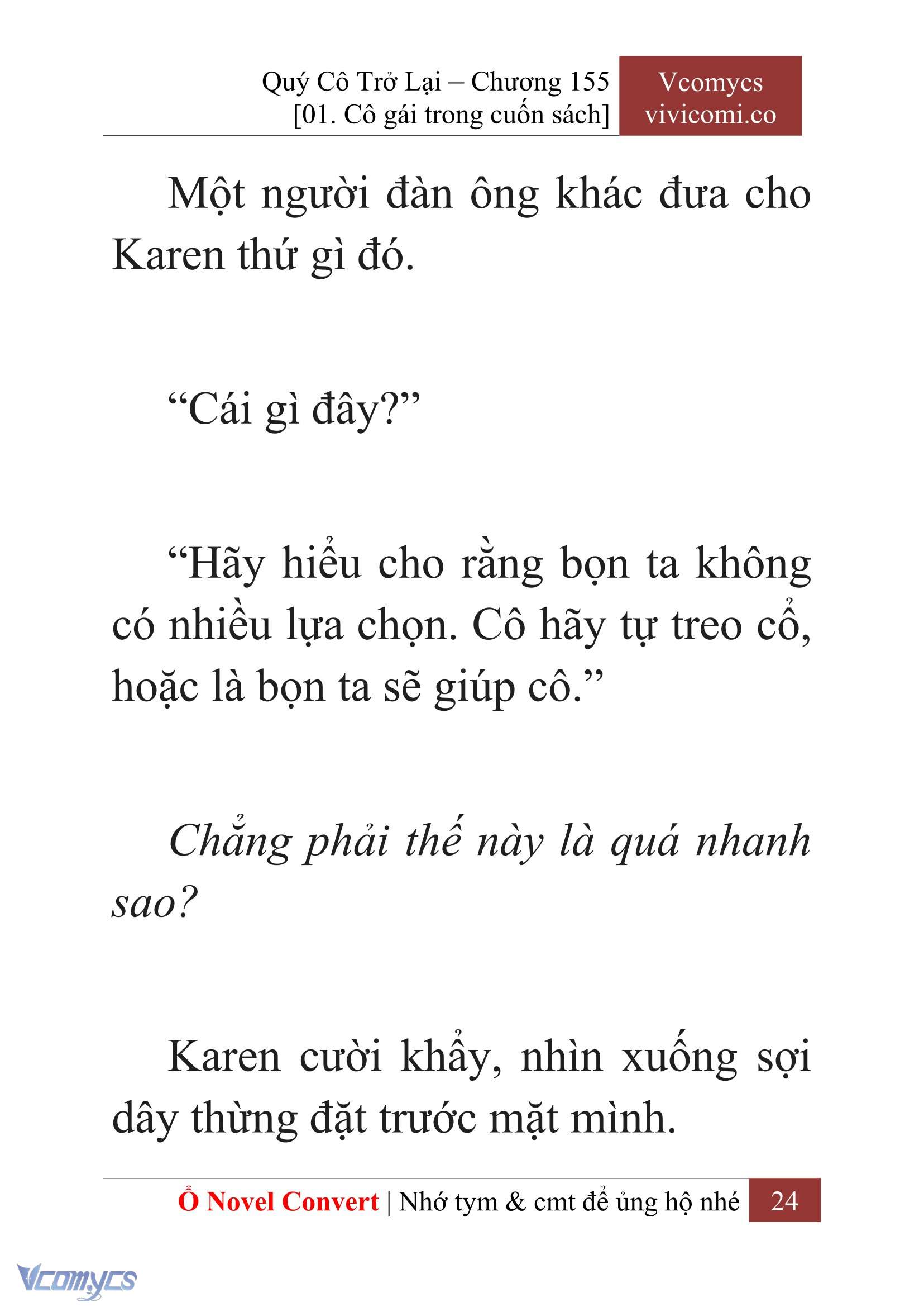 [Novel] Quý Cô Trở Lại Chapter 155 - Trang 27