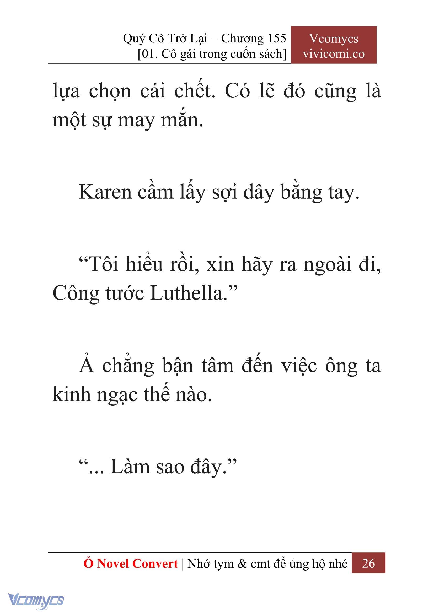 [Novel] Quý Cô Trở Lại Chapter 155 - Trang 29