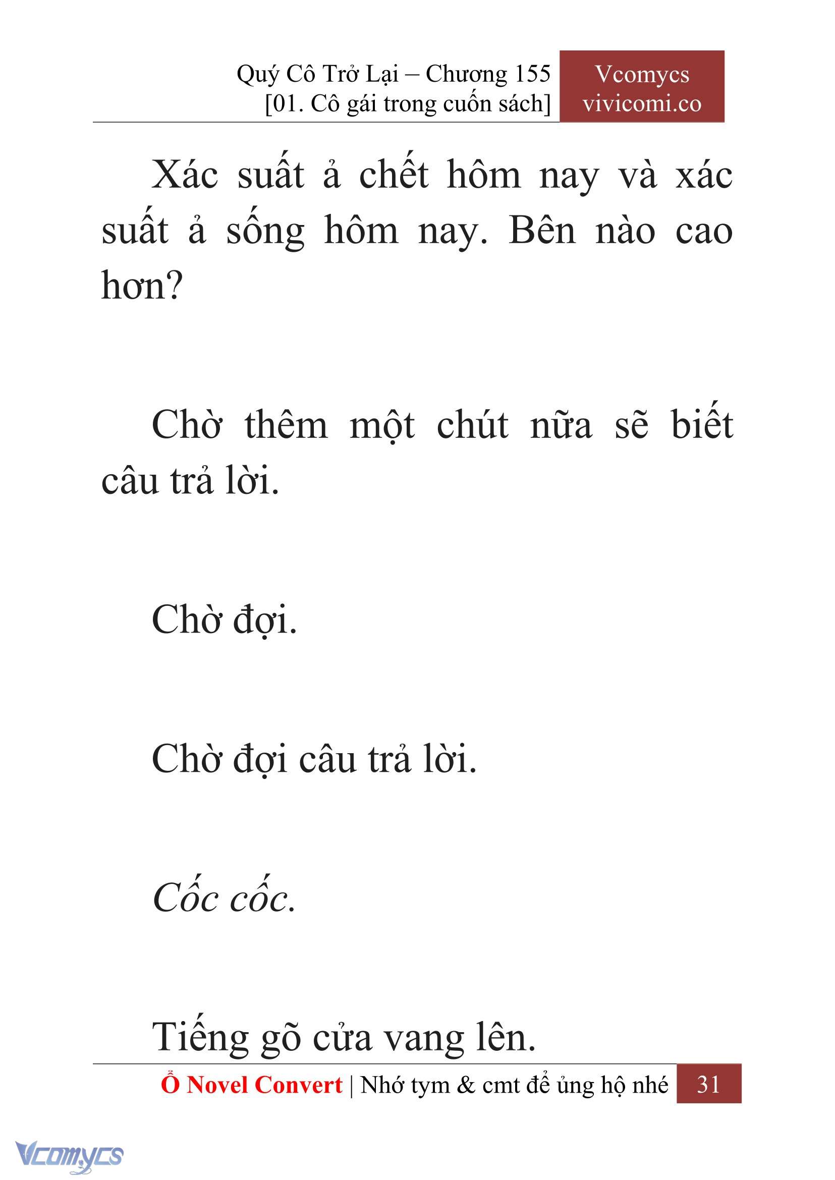 [Novel] Quý Cô Trở Lại Chapter 155 - Trang 33