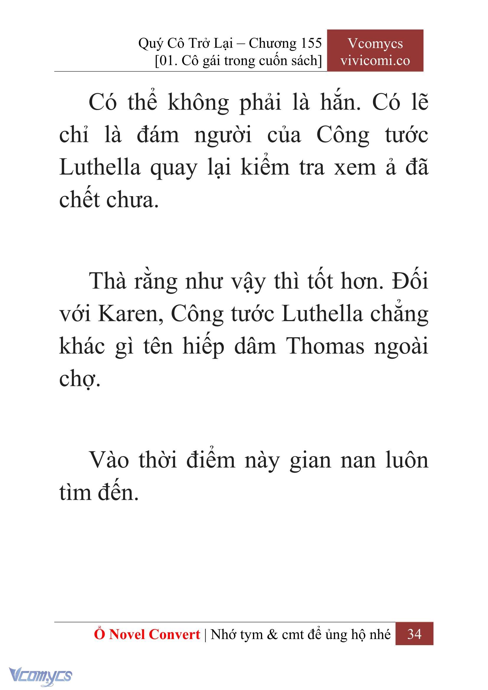 [Novel] Quý Cô Trở Lại Chapter 155 - Trang 36