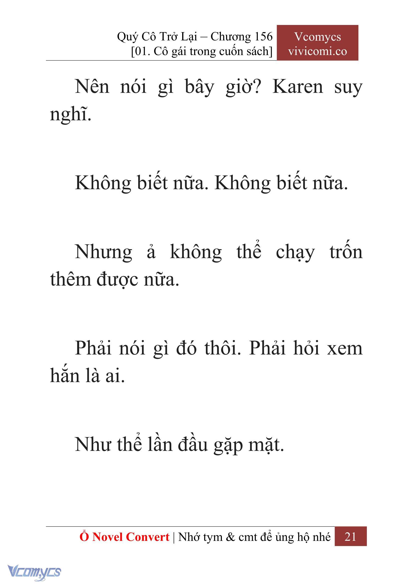 [Novel] Quý Cô Trở Lại Chapter 156 - Trang 24