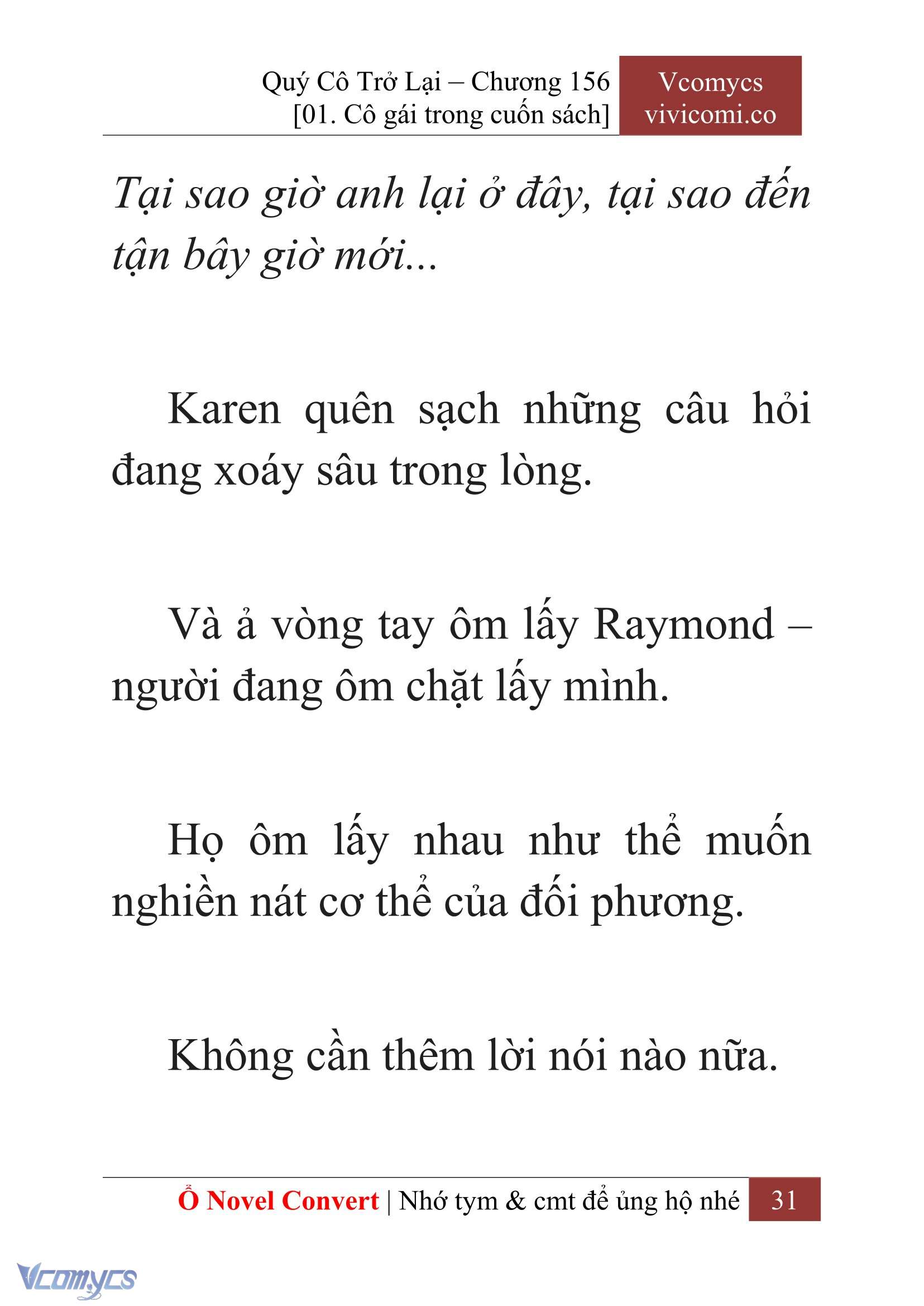 [Novel] Quý Cô Trở Lại Chapter 156 - Trang 34