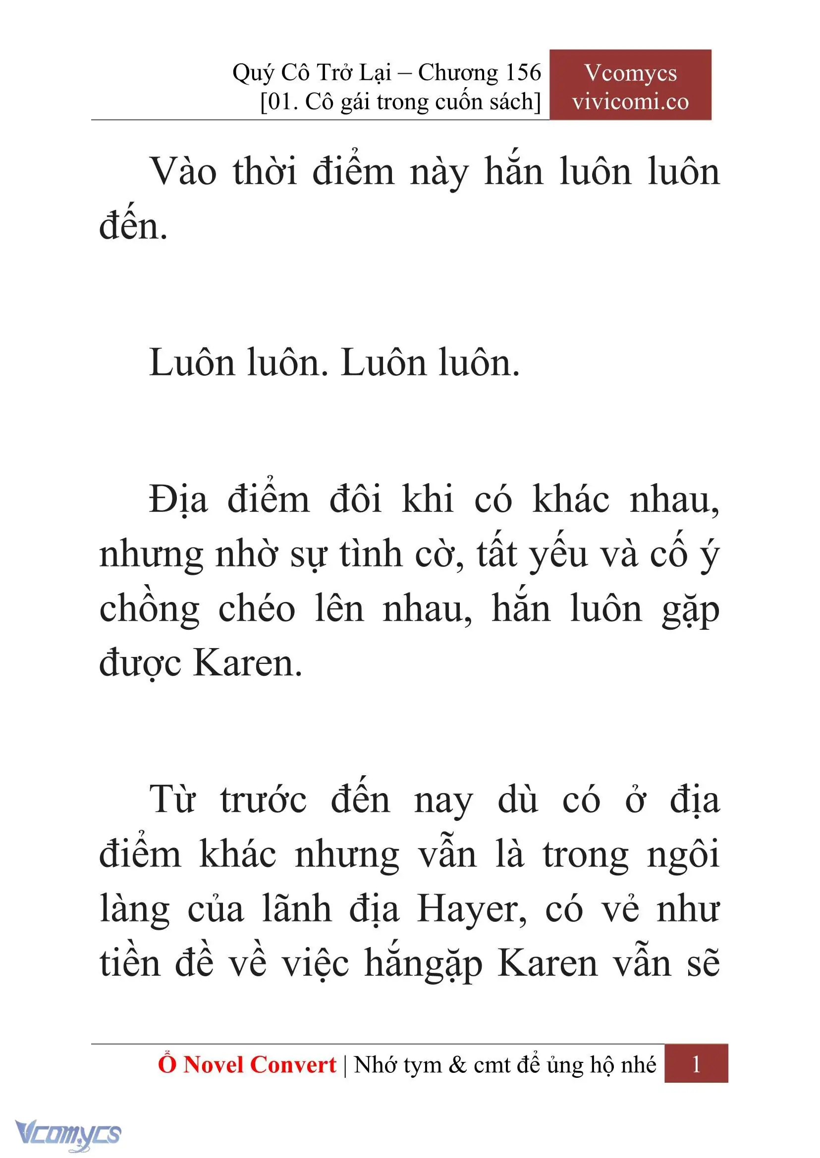 [Novel] Quý Cô Trở Lại Chapter 156 - Trang 4