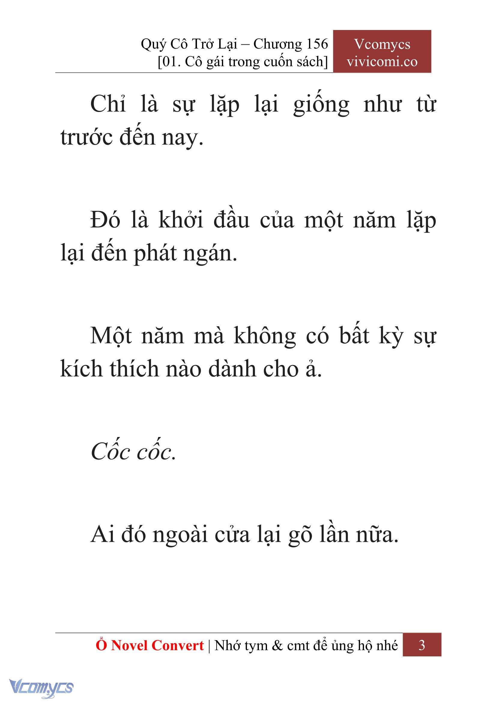 [Novel] Quý Cô Trở Lại Chapter 156 - Trang 6