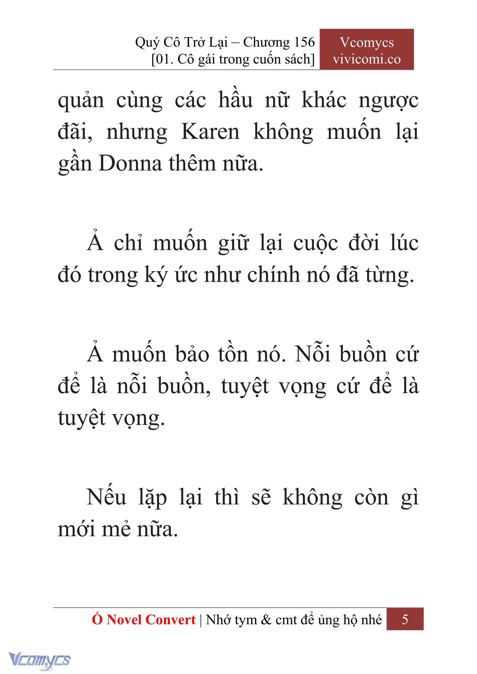 [Novel] Quý Cô Trở Lại Chapter 156 - Trang 8