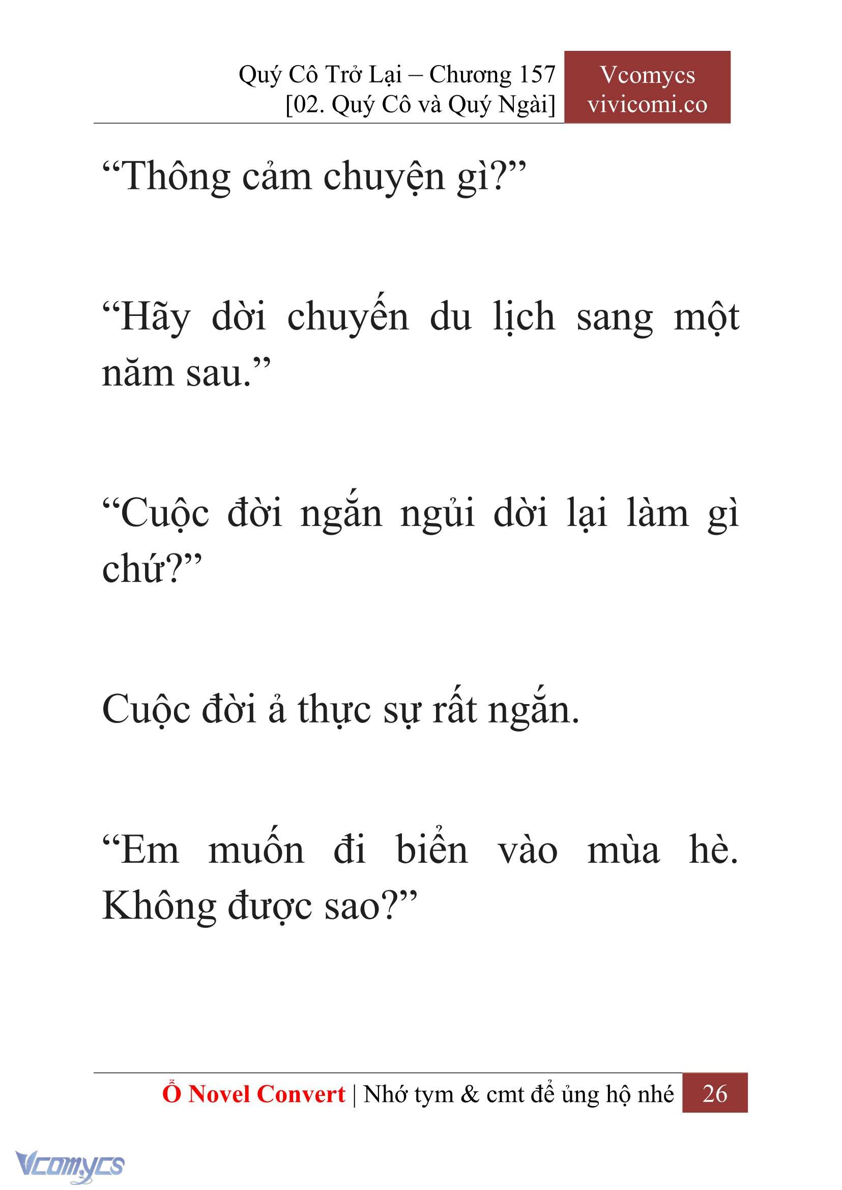 [Novel] Quý Cô Trở Lại Chapter 157 - Trang 29