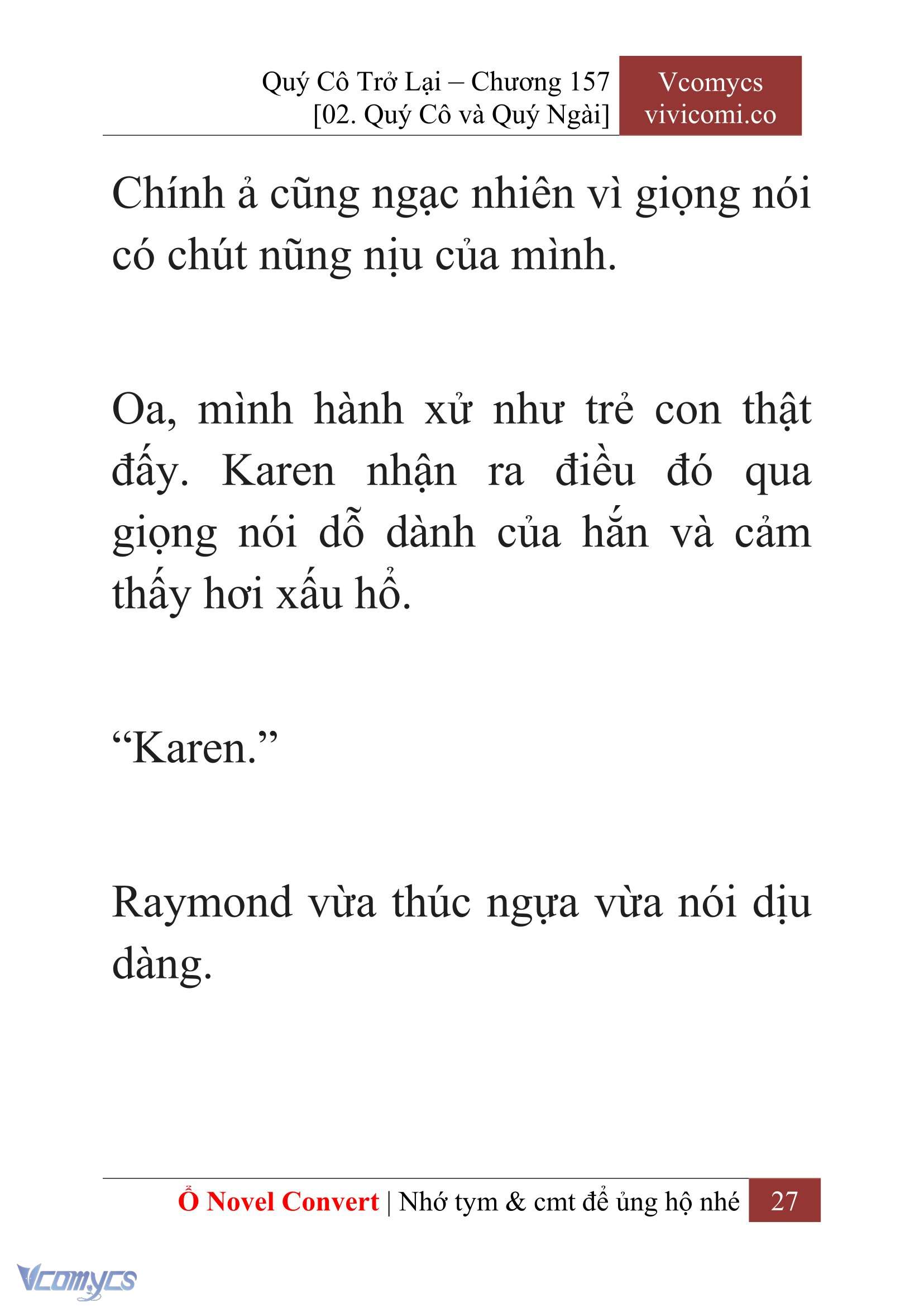 [Novel] Quý Cô Trở Lại Chapter 157 - Trang 30