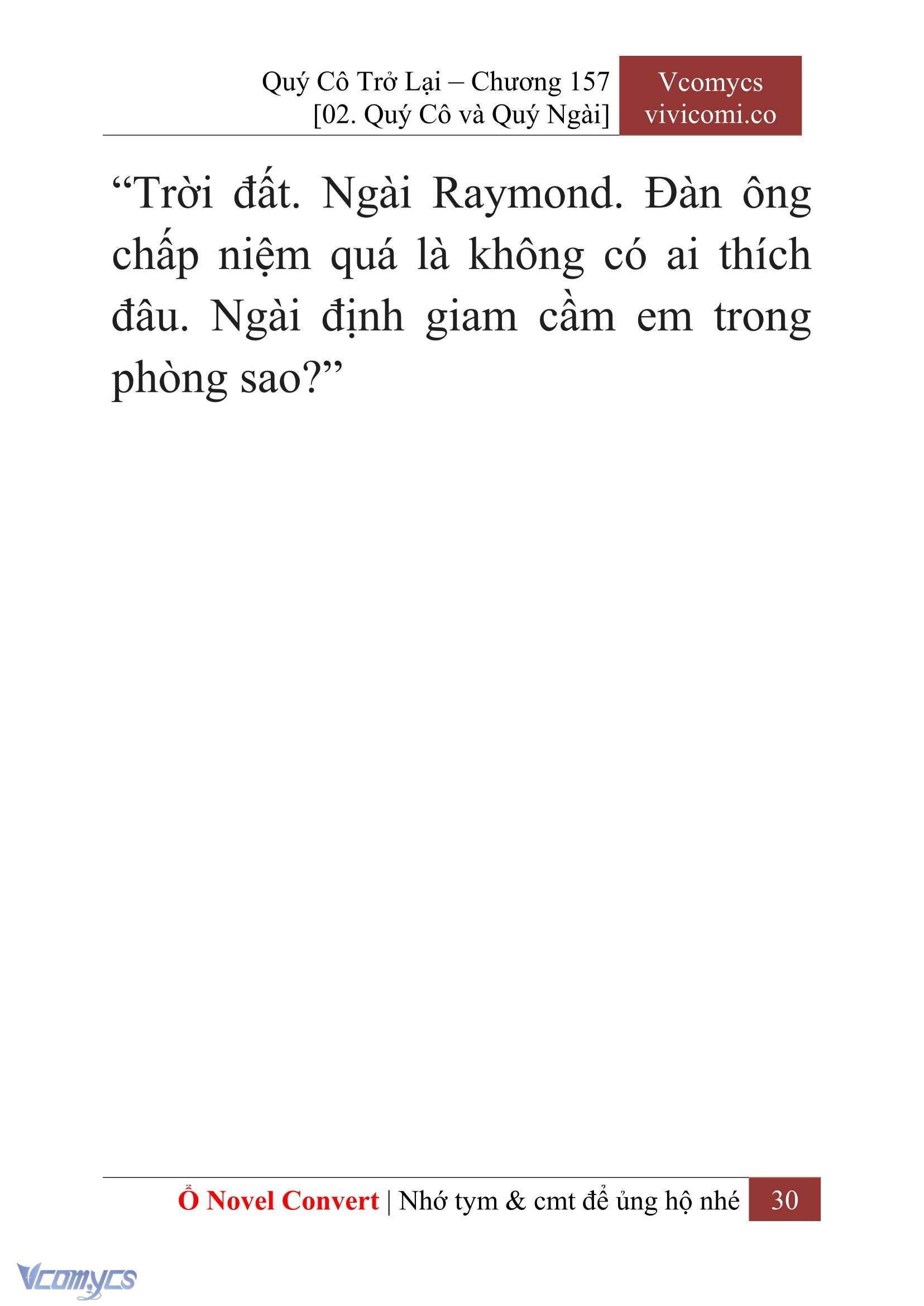 [Novel] Quý Cô Trở Lại Chapter 157 - Trang 33