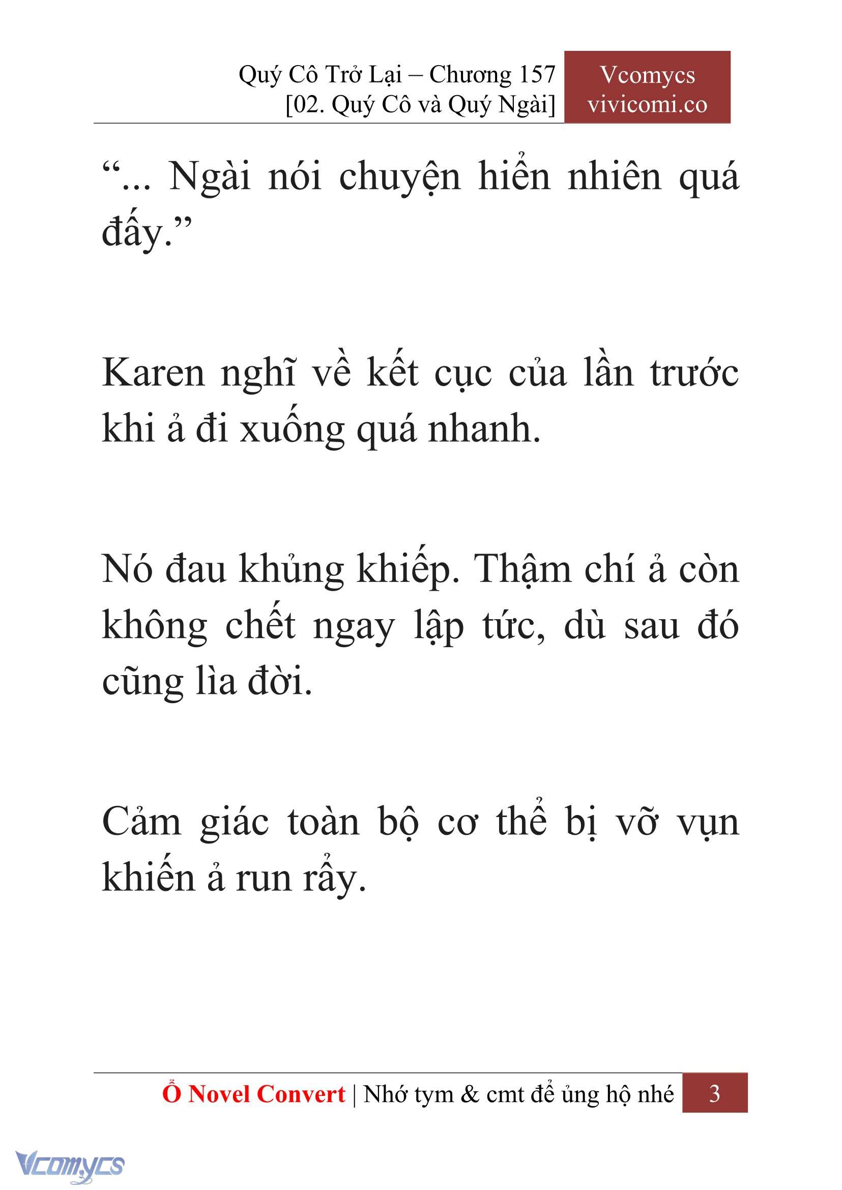 [Novel] Quý Cô Trở Lại Chapter 157 - Trang 6