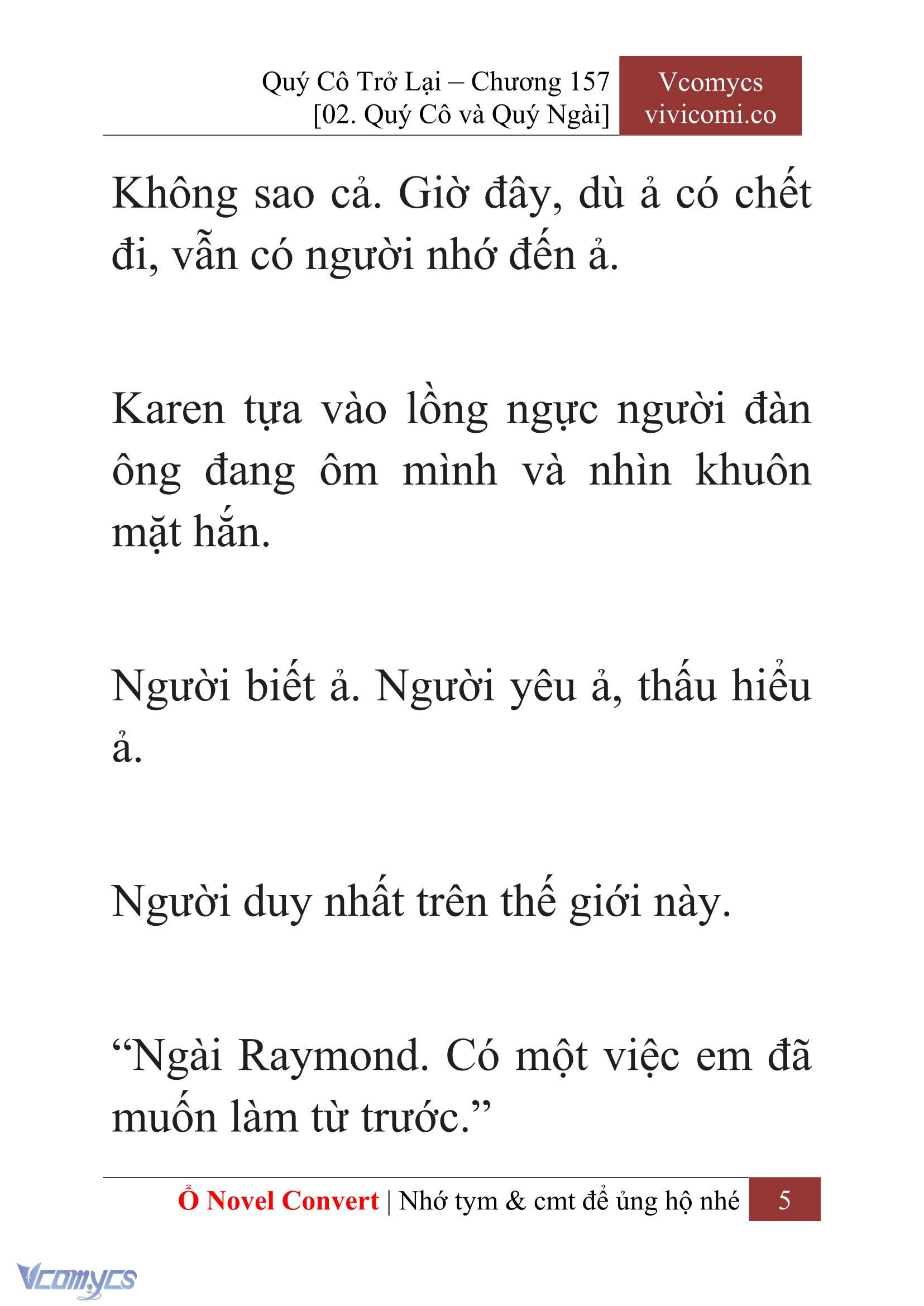 [Novel] Quý Cô Trở Lại Chapter 157 - Trang 8