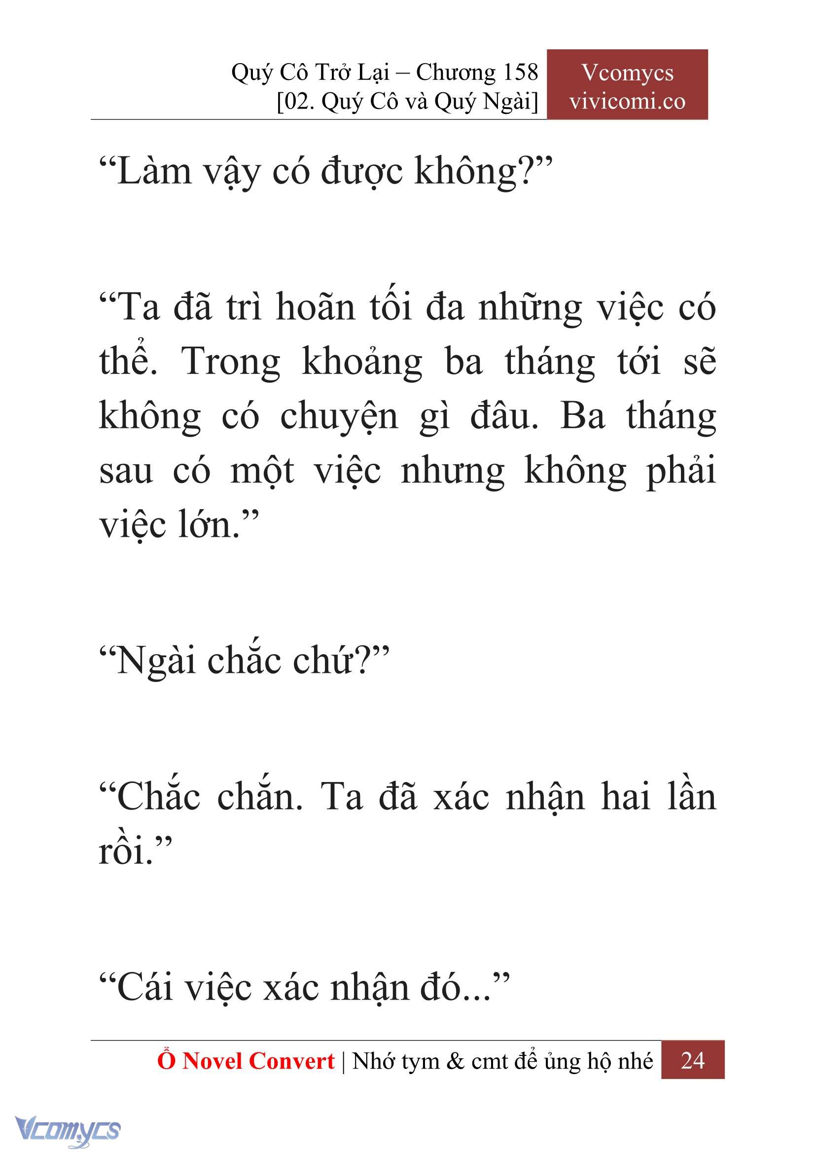 [Novel] Quý Cô Trở Lại Chapter 158 - Trang 27