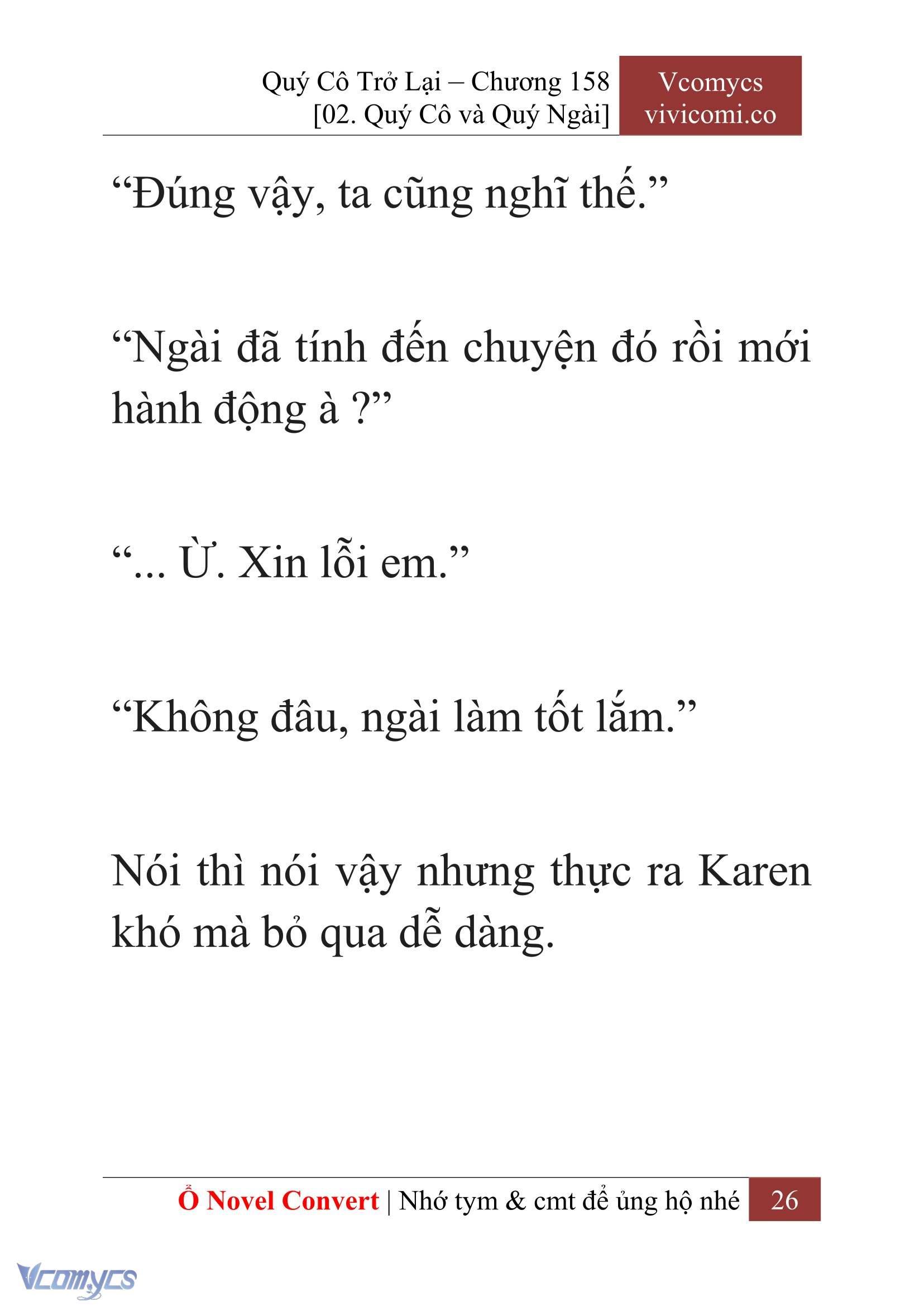 [Novel] Quý Cô Trở Lại Chapter 158 - Trang 29