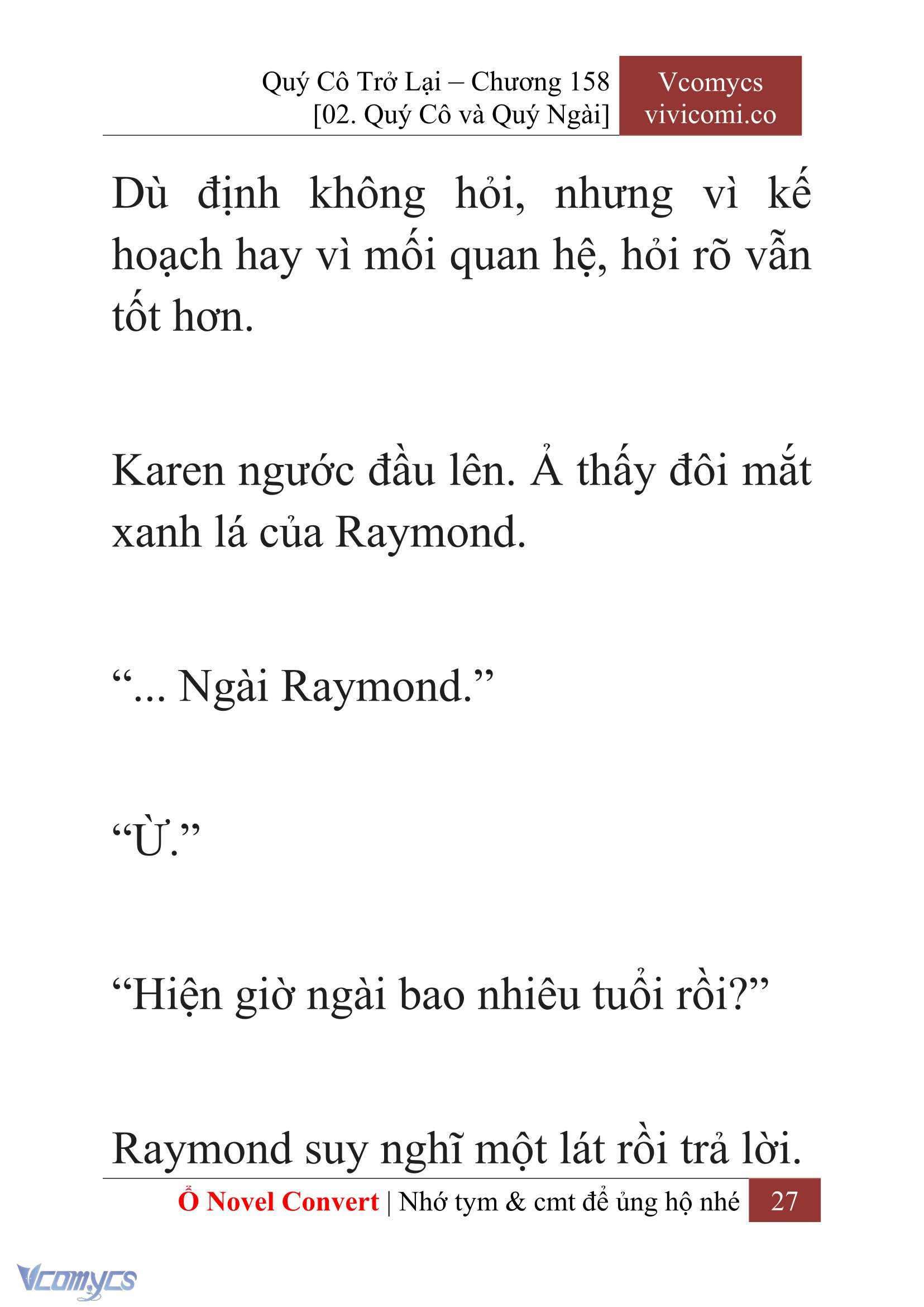 [Novel] Quý Cô Trở Lại Chapter 158 - Trang 30