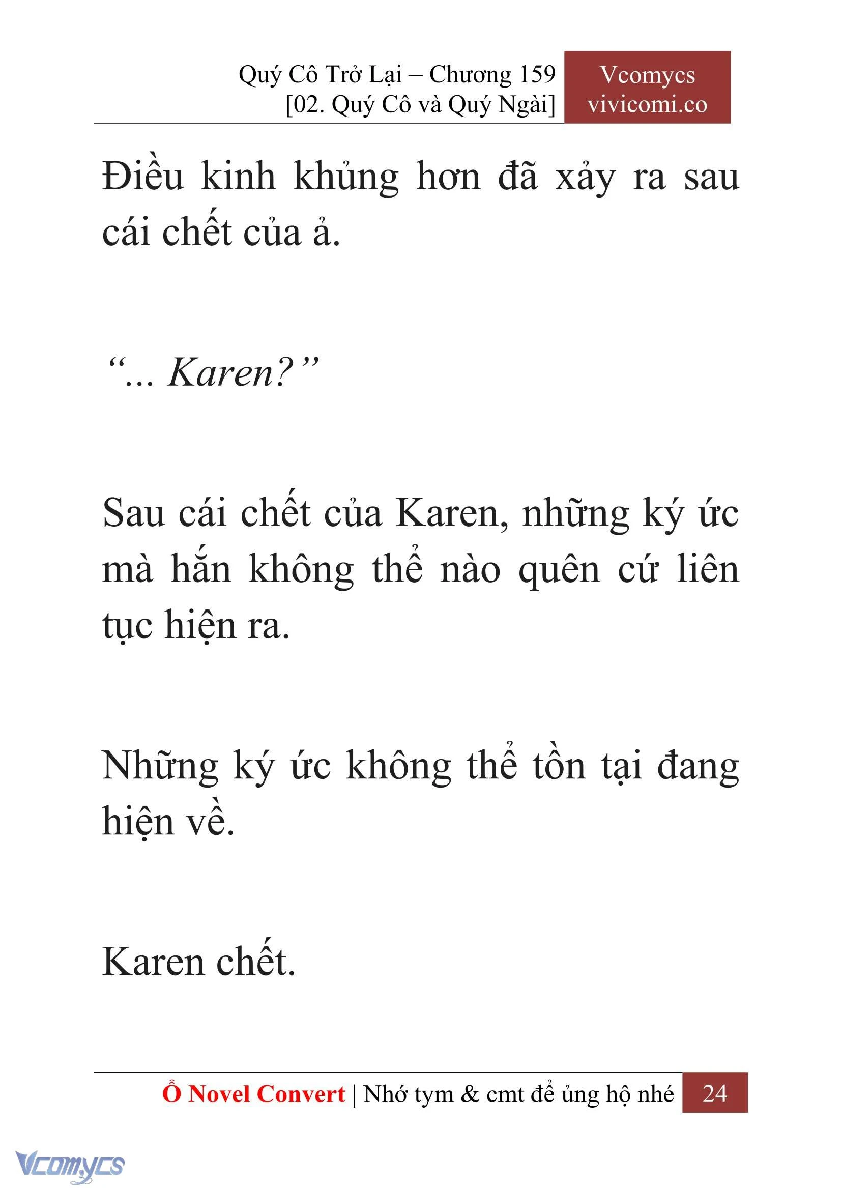 [Novel] Quý Cô Trở Lại Chapter 159 - Trang 27