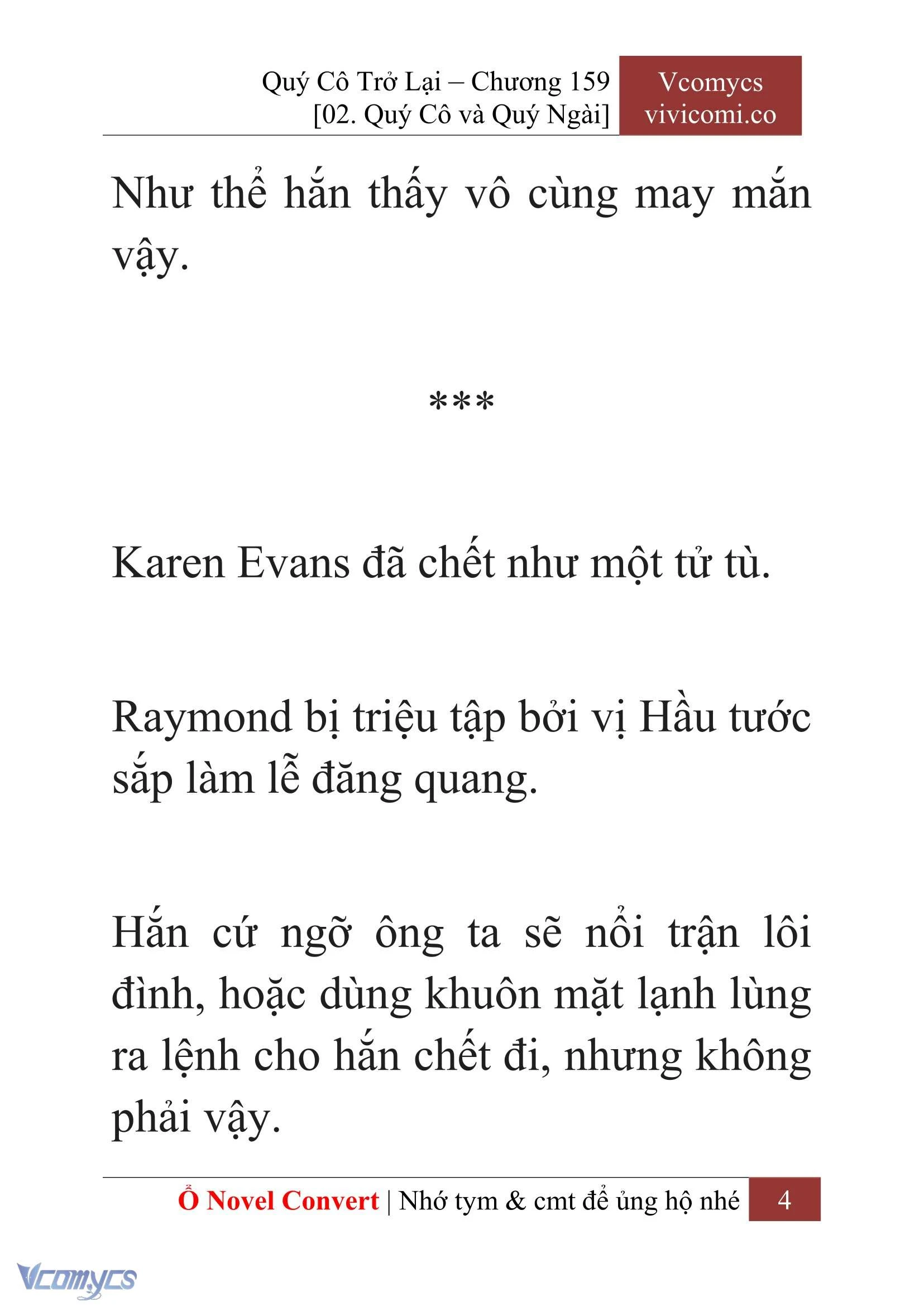 [Novel] Quý Cô Trở Lại Chapter 159 - Trang 7