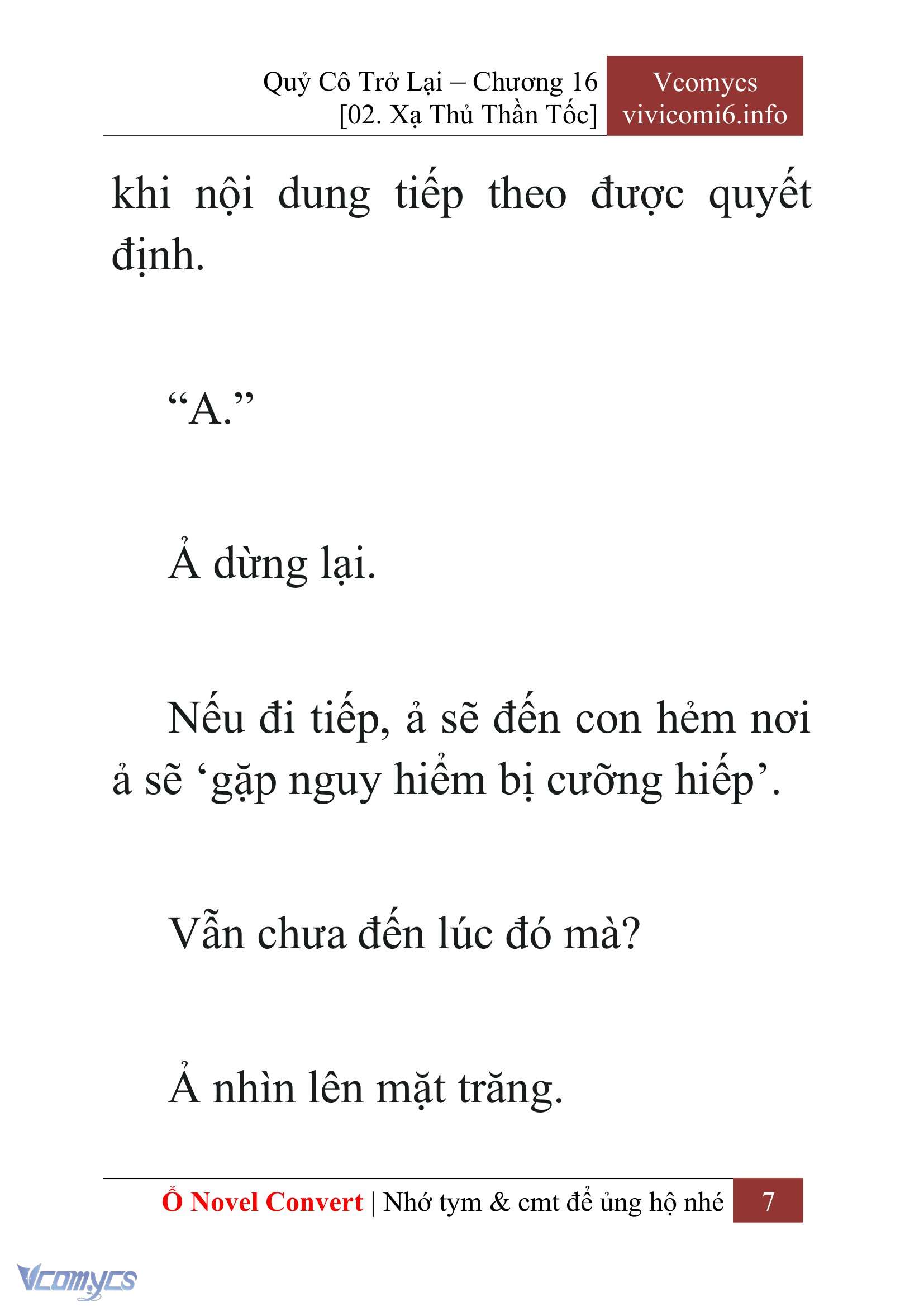 [Novel] Quý Cô Trở Lại Chapter 16 - Trang 10