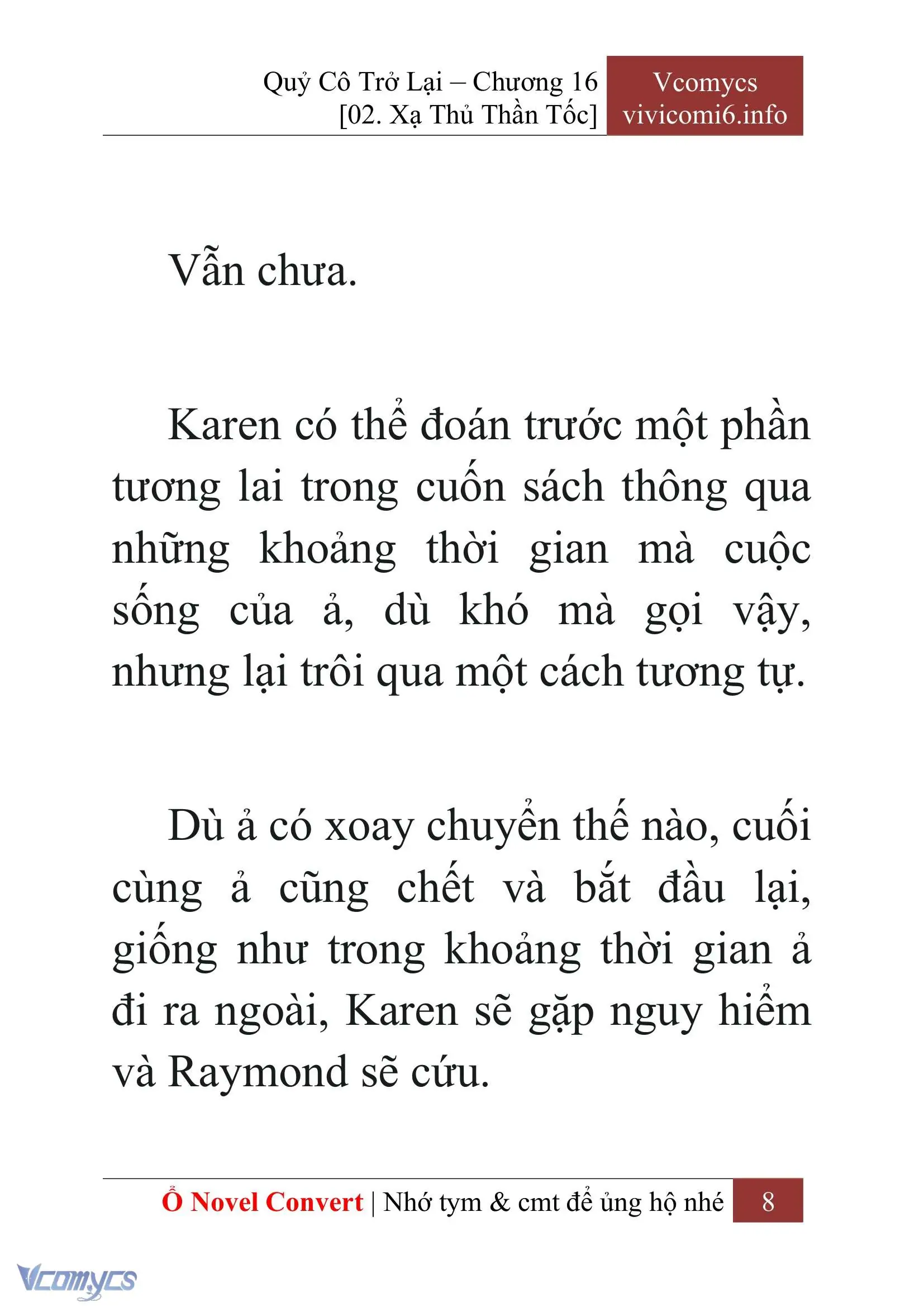 [Novel] Quý Cô Trở Lại Chapter 16 - Trang 11