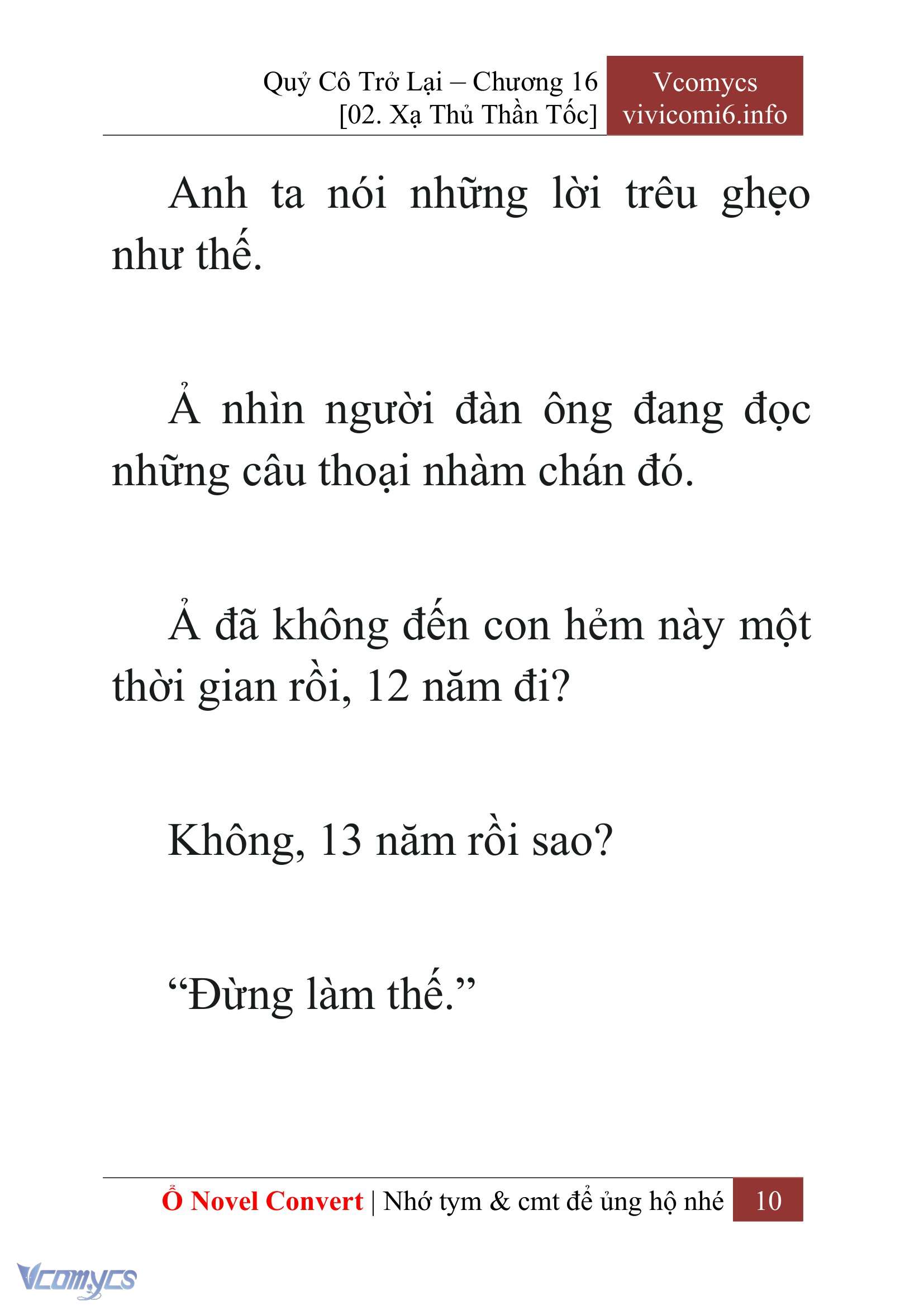 [Novel] Quý Cô Trở Lại Chapter 16 - Trang 13